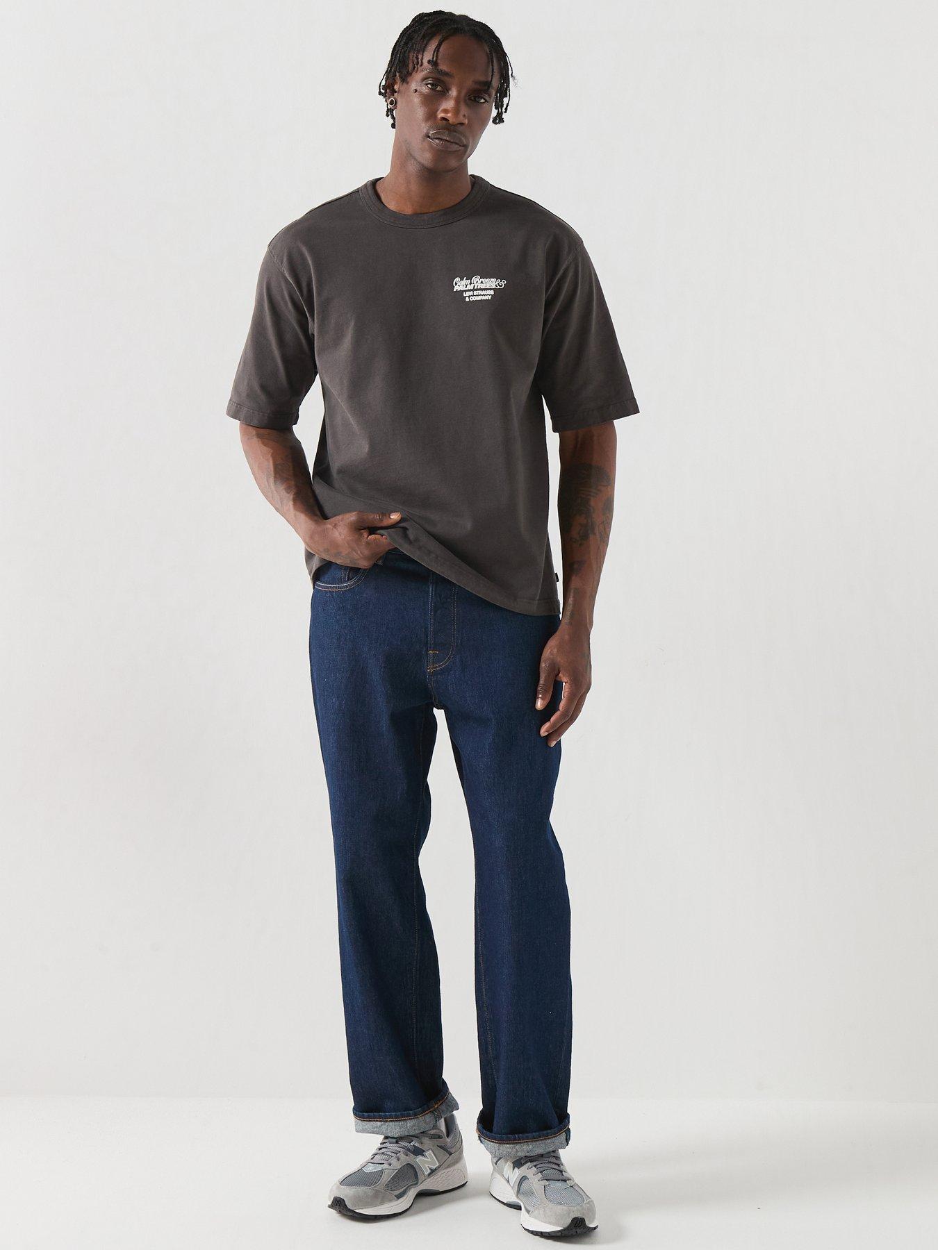 Image 3 of 6 of Levi's Crew Neck Cotton T-Shirt - Brown