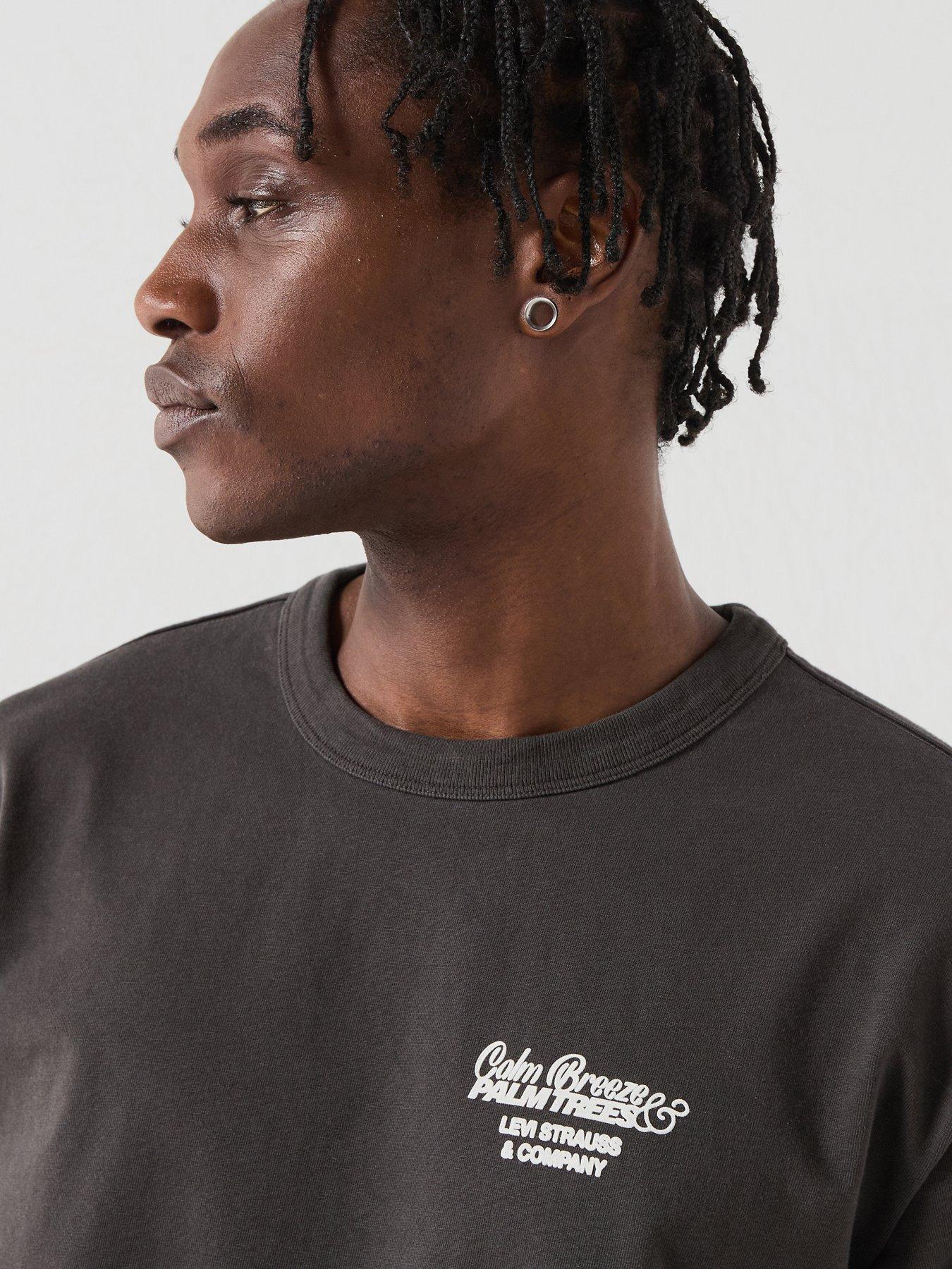 Image 5 of 6 of Levi's Crew Neck Cotton T-Shirt - Brown