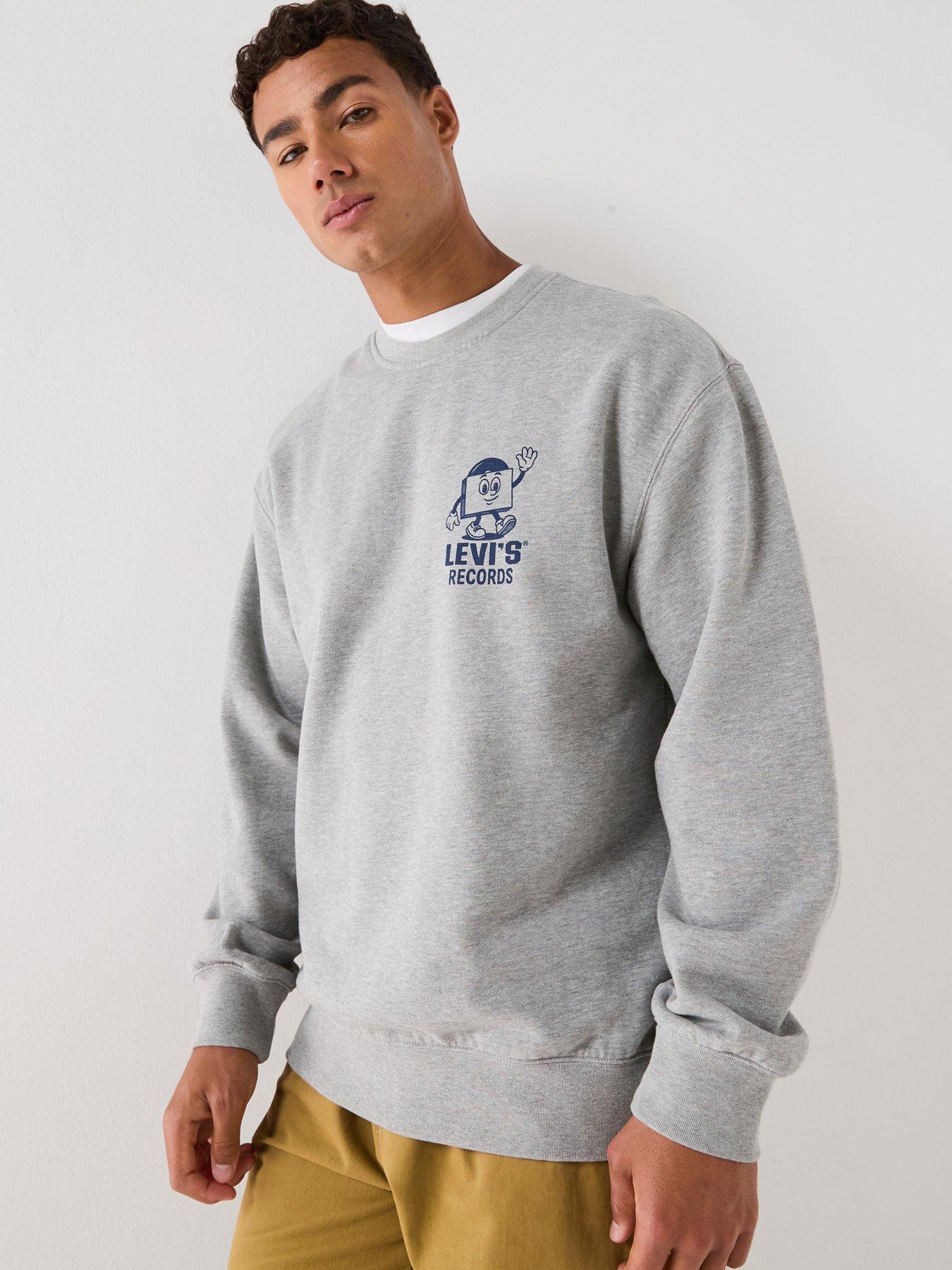Levi's Levi's Relaxed Graphic Crew Sweatshirt - Grey