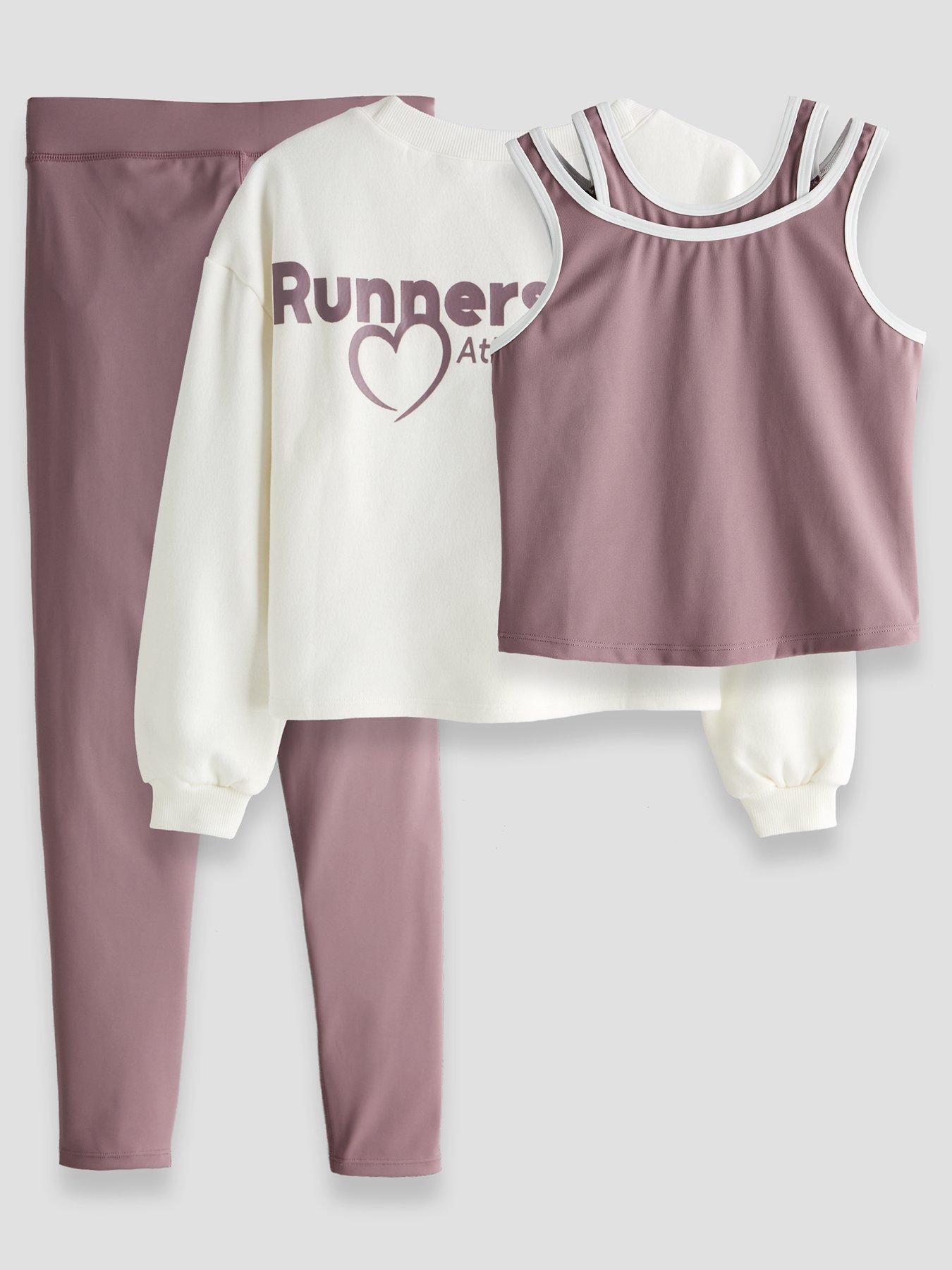 Image 2 of 6 of The Very Collection Girls 3 Piece Sportswear Hoody Basic Set