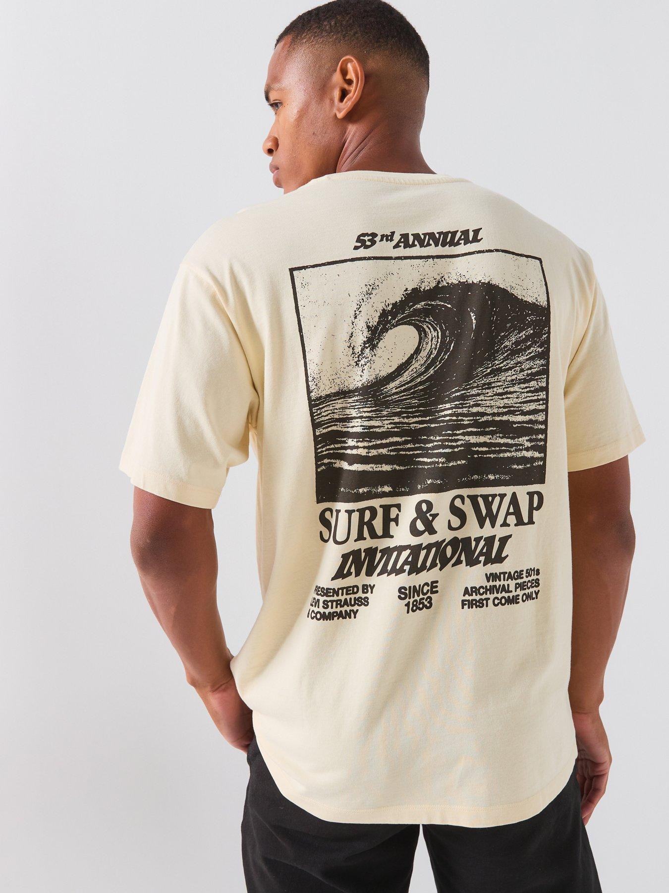 Levi's Wave Back Graphic Vintage Fit T-Shirt - Cream