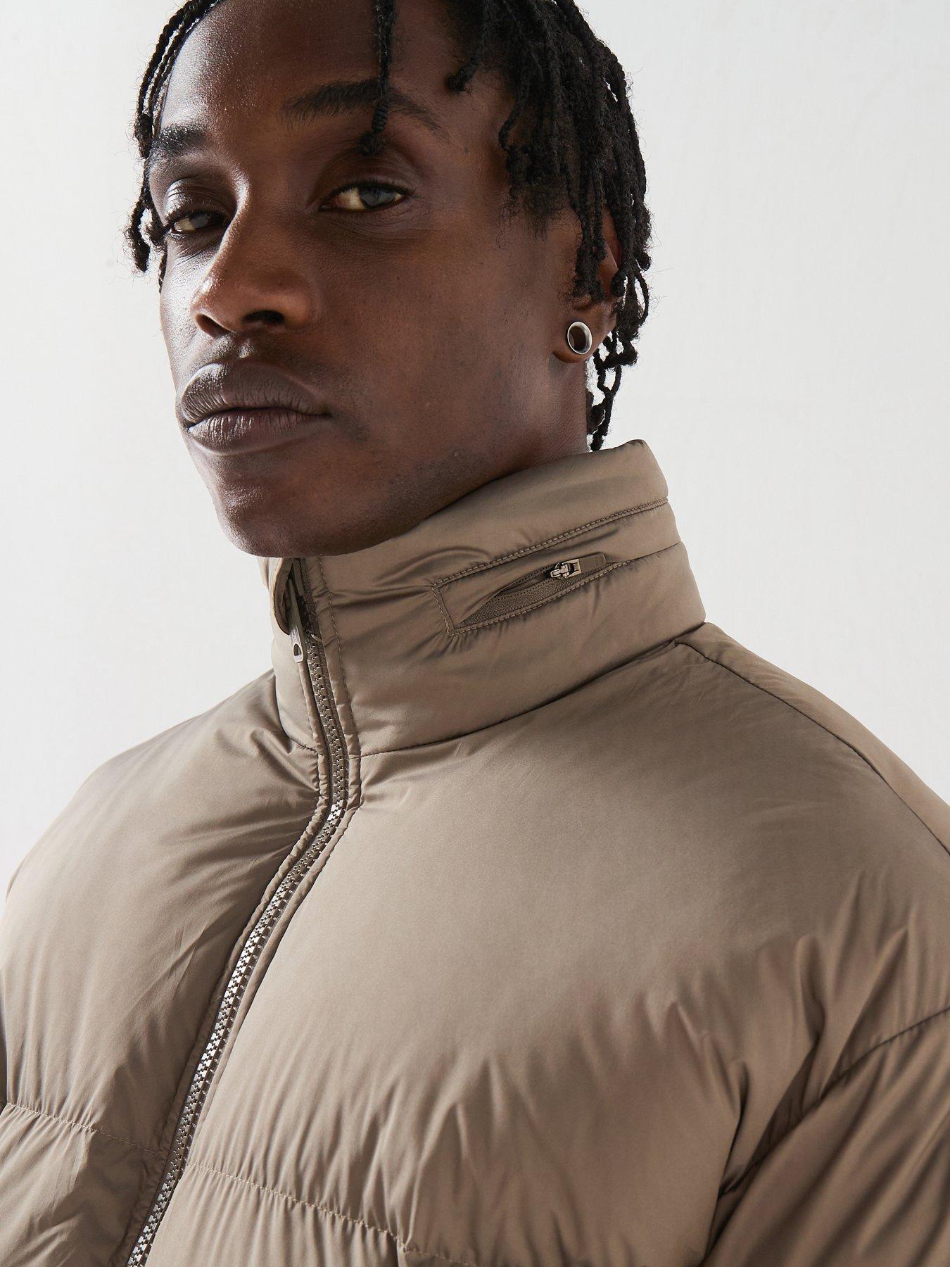 Image 4 of 6 of Levi's Levi's Aurue Short Padded Coat - Khaki