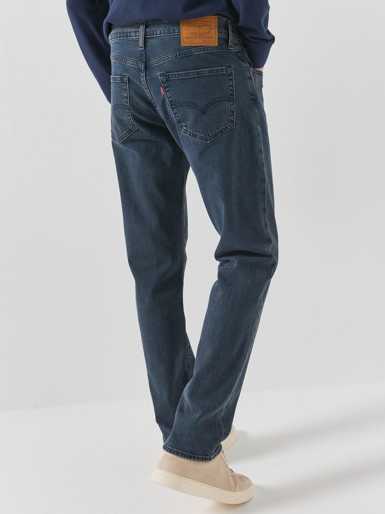 Image 2 of 4 of Levi's 511 Slim Jeans - Blue Aria Dark Wash