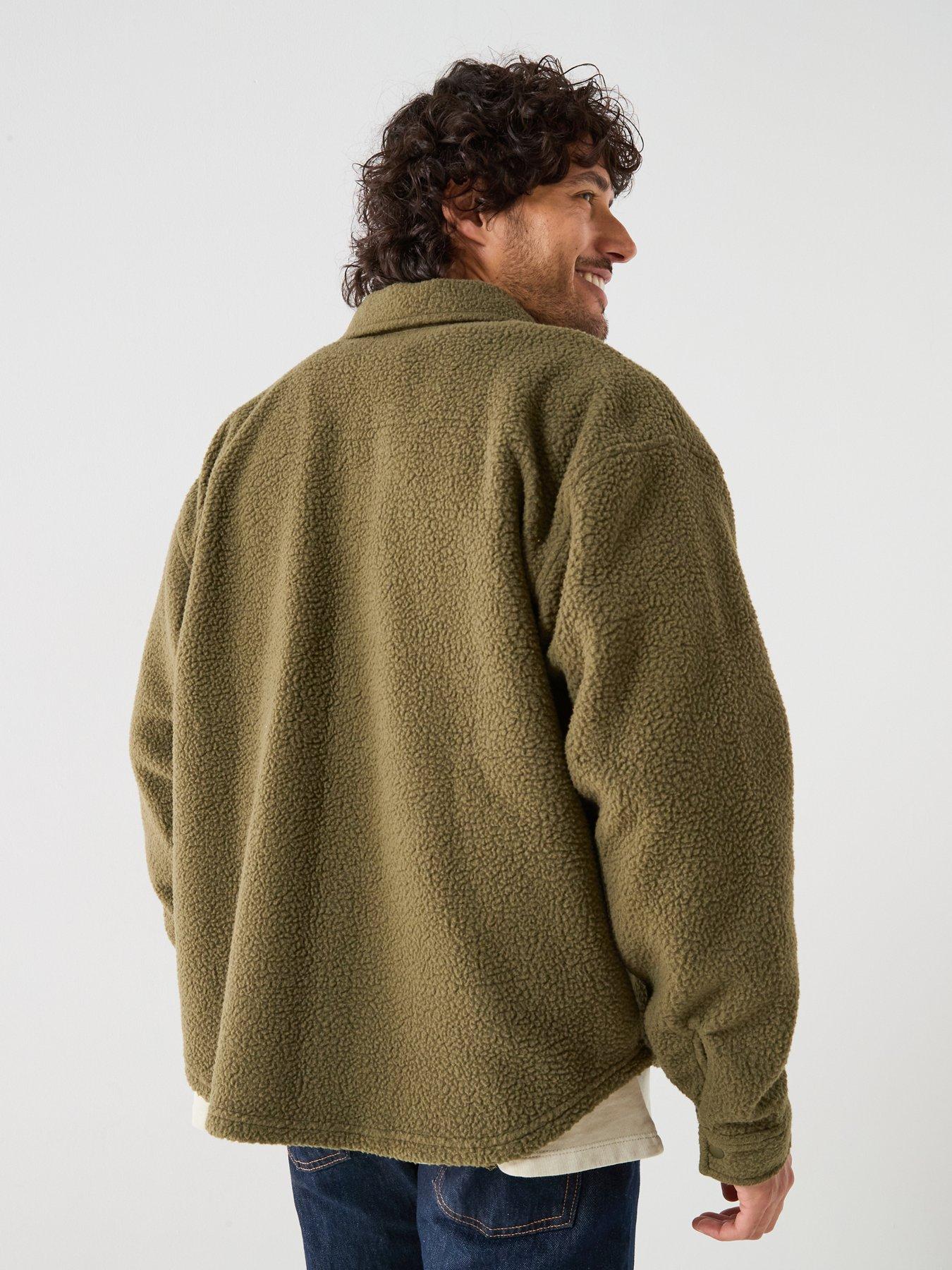 Image 2 of 6 of Levi's Levi's Sherpa Soft Worker Overshirt - Green