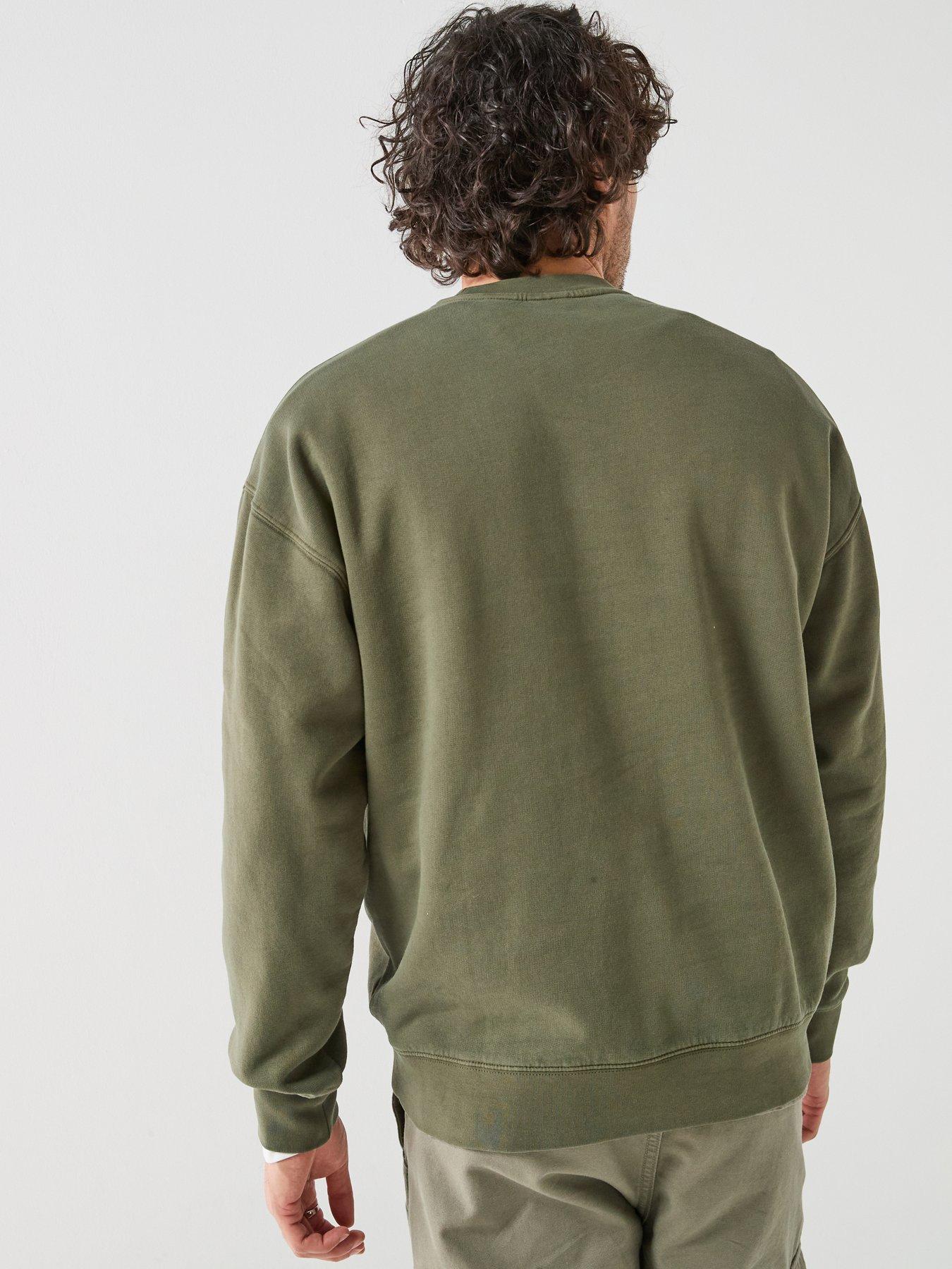 Image 2 of 6 of Levi's Levi's Authentic Relaxed Fit Crew Sweatshirt - Green