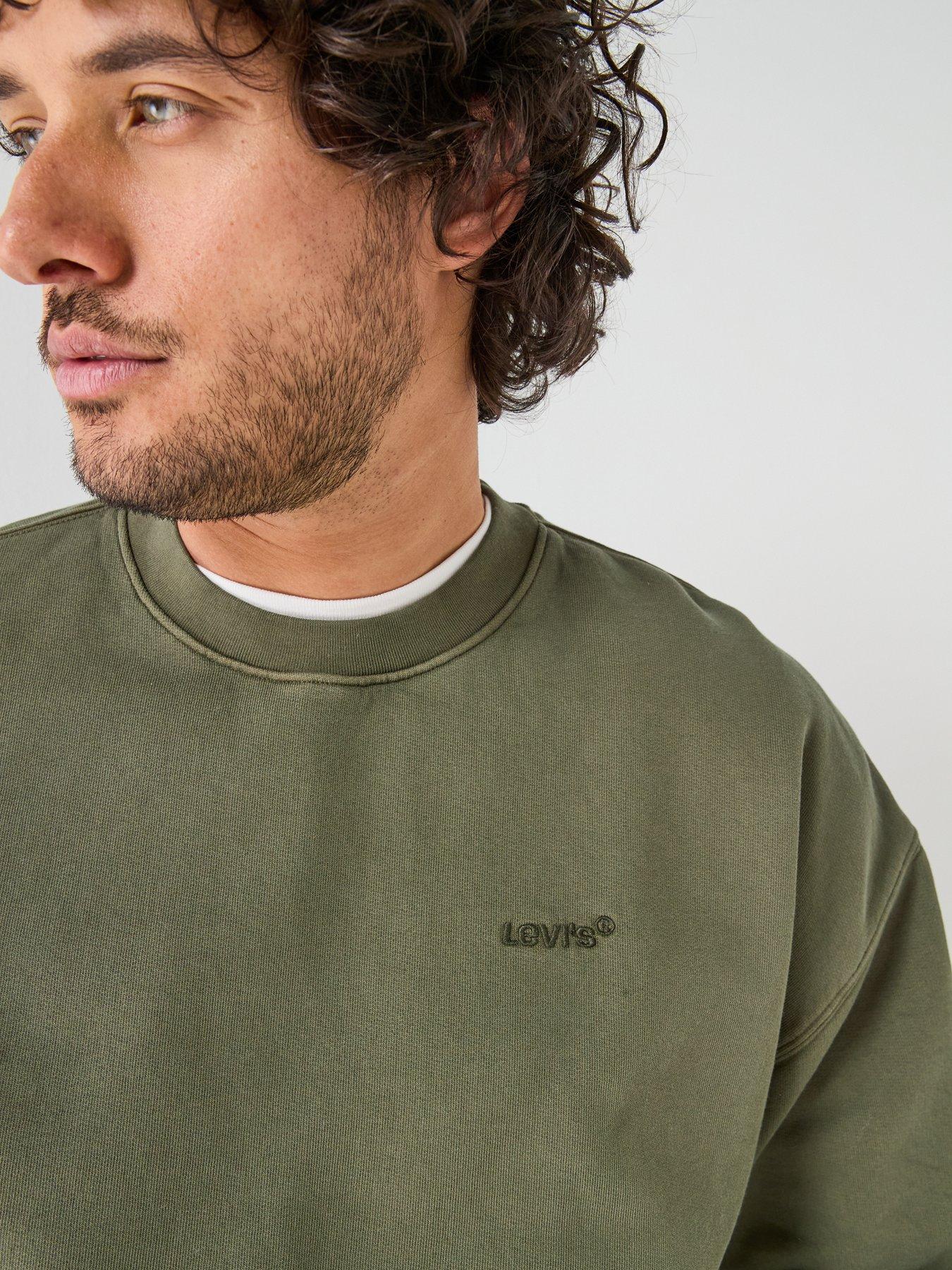 Image 4 of 6 of Levi's Levi's Authentic Relaxed Fit Crew Sweatshirt - Green