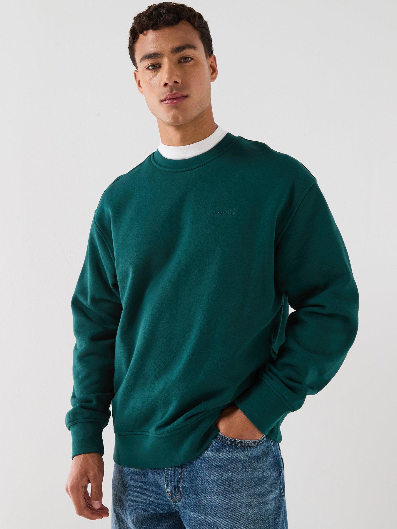 Image 1 of 5 of Levi's Levi's Crew Sweatshirt - Green