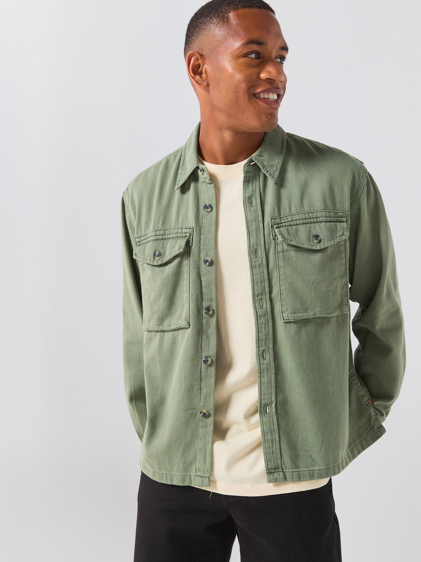 Image 1 of 5 of Levi's Levi's Waller Relaxed Fit Denim Shirt - Green