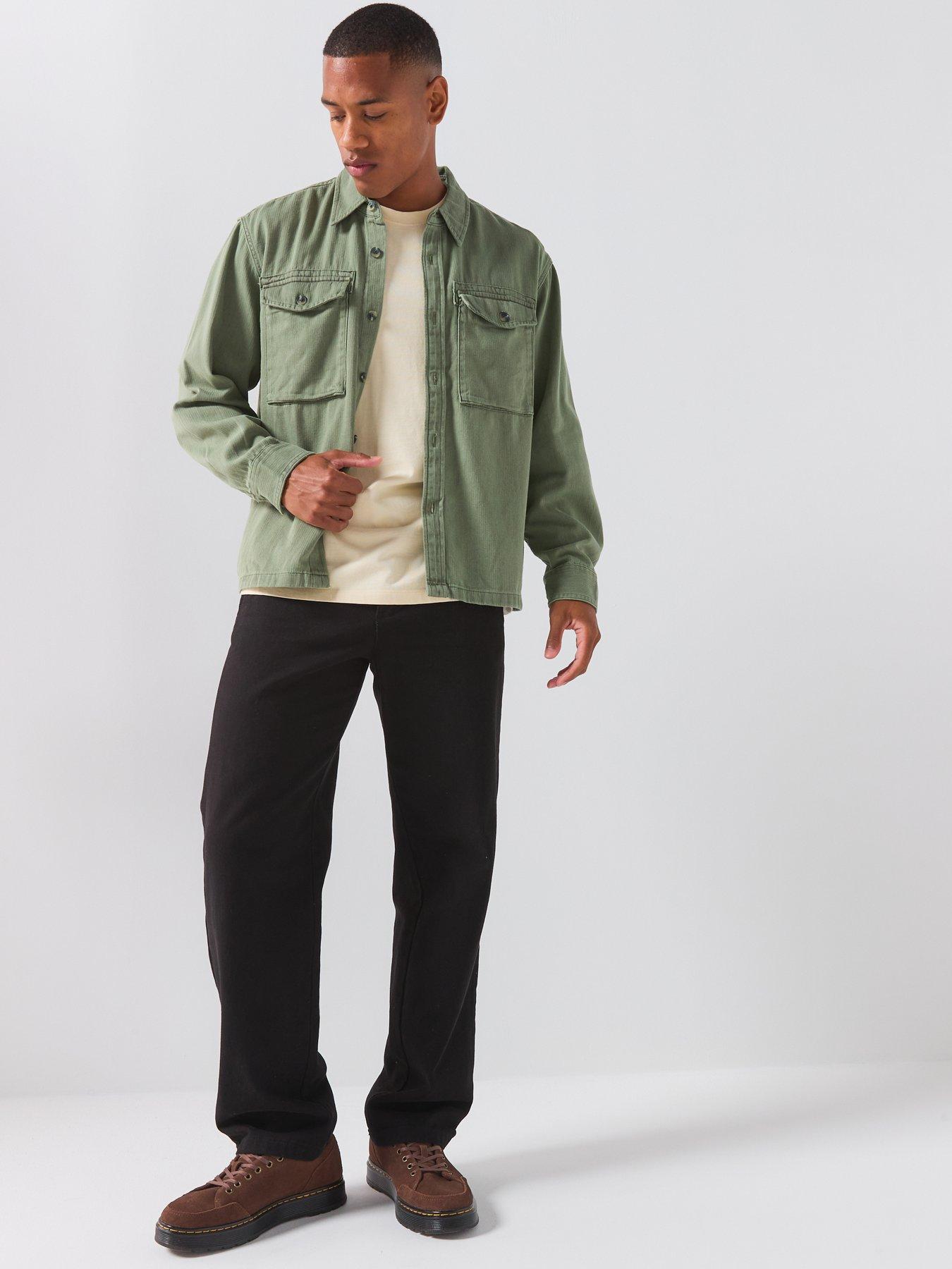 Image 3 of 5 of Levi's Levi's Waller Relaxed Fit Denim Shirt - Green