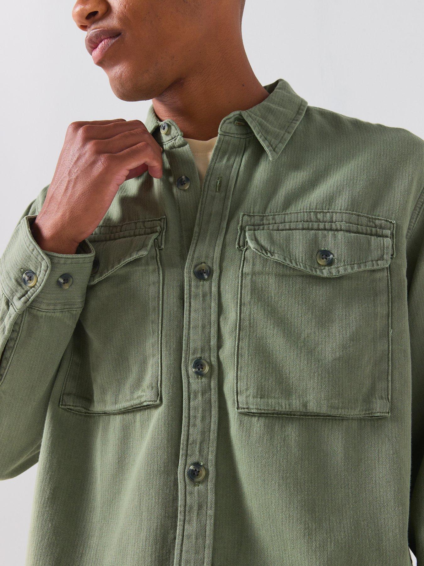 Image 5 of 5 of Levi's Levi's Waller Relaxed Fit Denim Shirt - Green