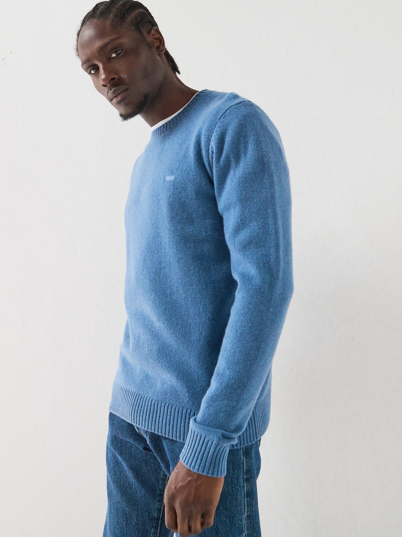 Levi's Original Housemark Knitted Jumper - Light Blue