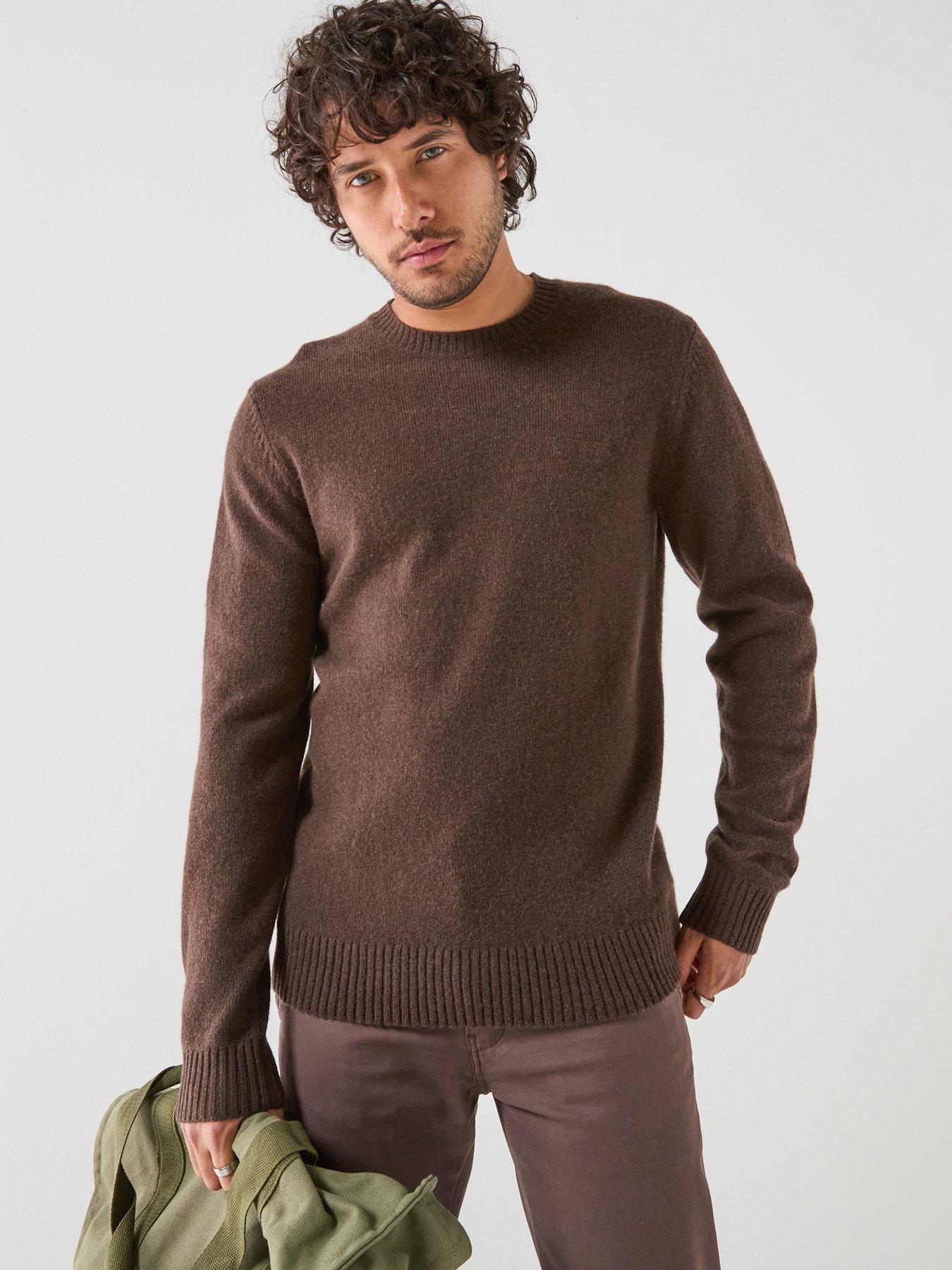 Image 1 of 5 of Levi's Mens Original Housemark Knitted Jumper - Brown