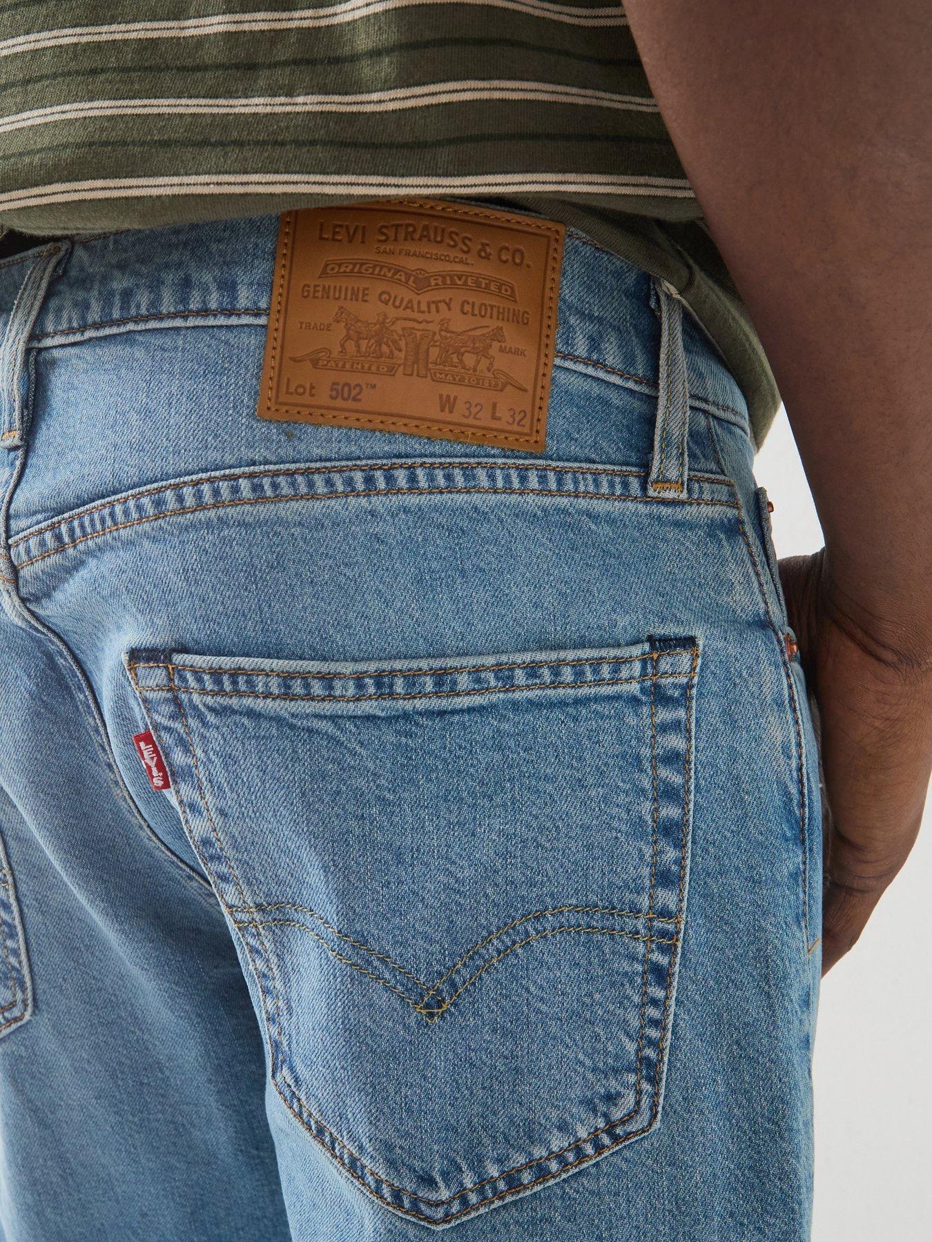 Image 4 of 5 of Levi's 502 Tapered Jeans - Light Blue