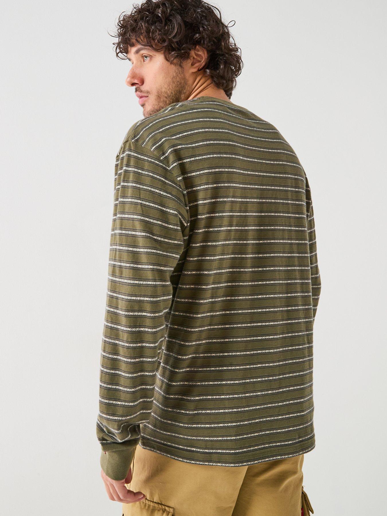 Image 2 of 6 of Levi's Levi's Authentic Stripe Long Sleeve T-shirt - Multi