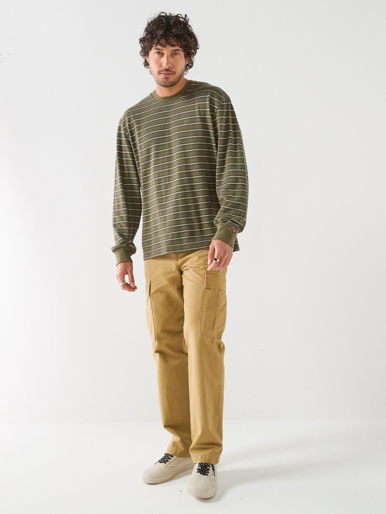Image 3 of 6 of Levi's Levi's Authentic Stripe Long Sleeve T-shirt - Multi