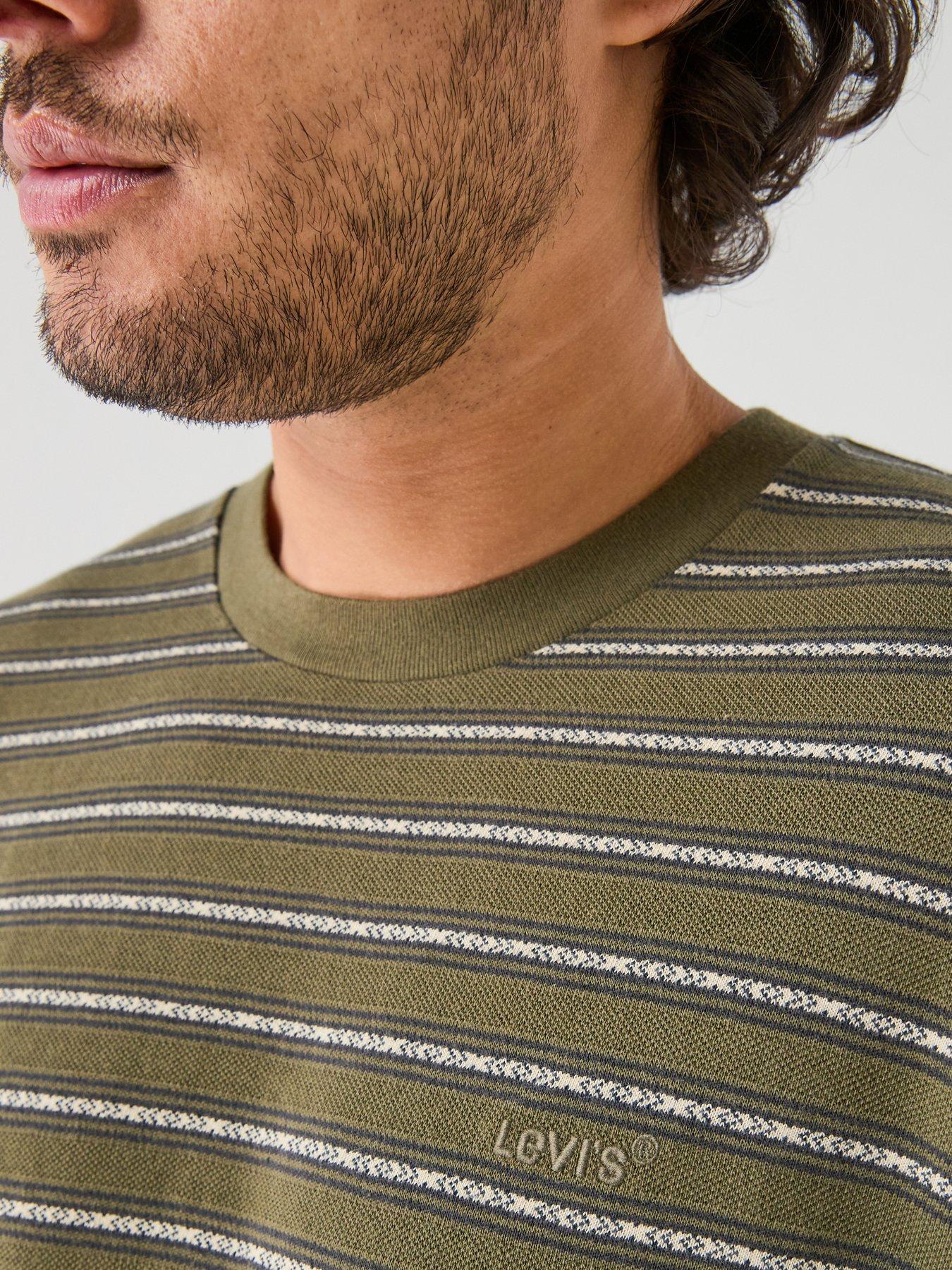 Image 6 of 6 of Levi's Levi's Authentic Stripe Long Sleeve T-shirt - Multi