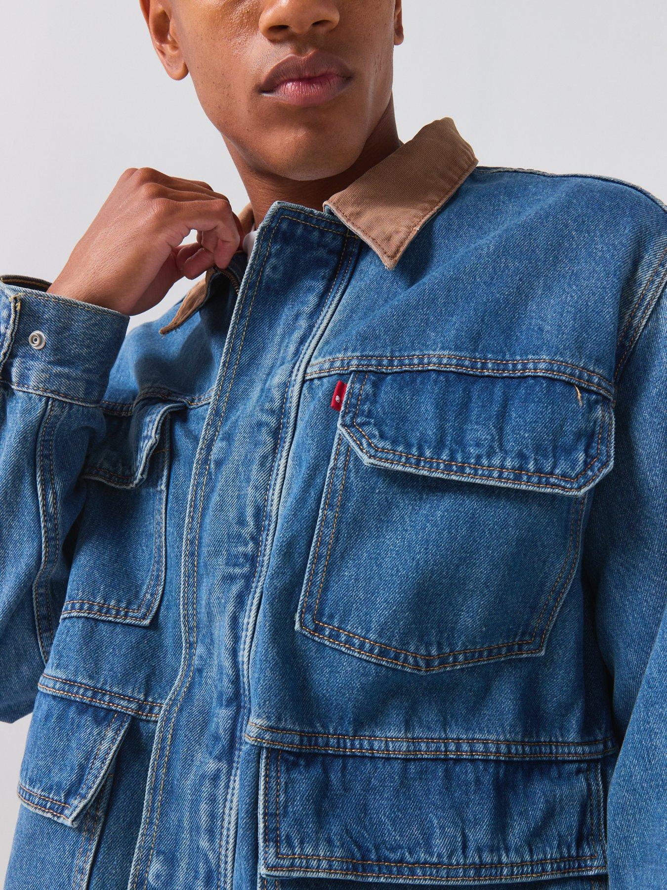 Image 6 of 6 of Levi's Men's East Port Denim Jacket - Dark Blue