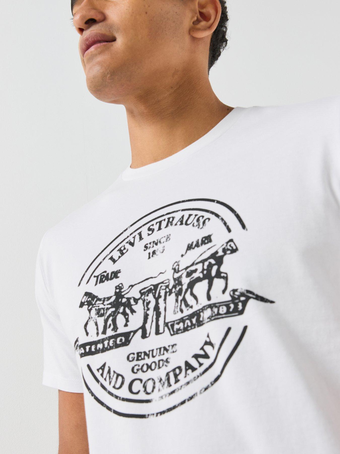 Image 4 of 6 of Levi's Levi's Graphic Crewneck T-shirt - White