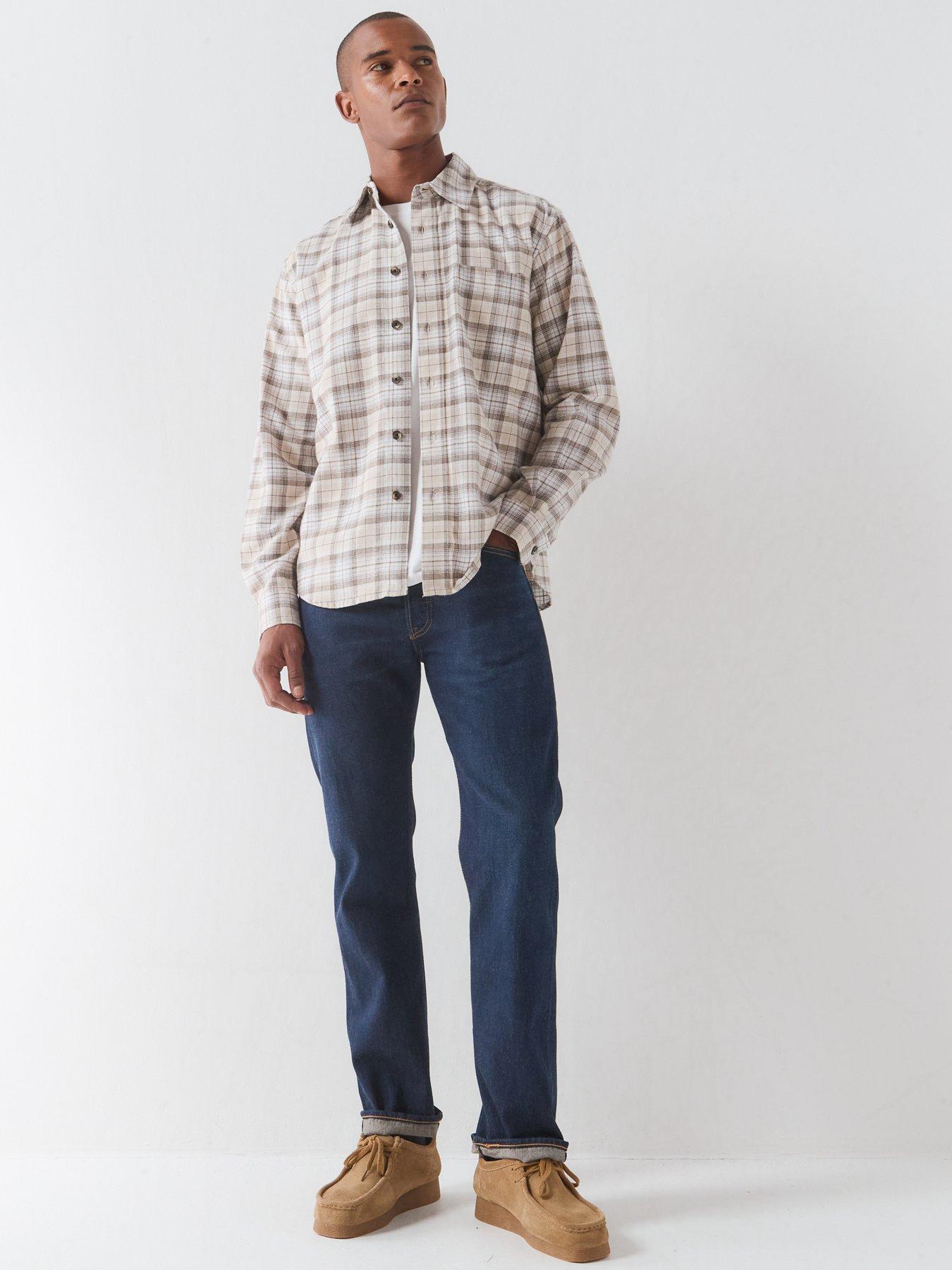 Image 3 of 6 of Levi's Men's 501 Original Straight Leg Jeans - Come Back Home Blue - Dark Blue