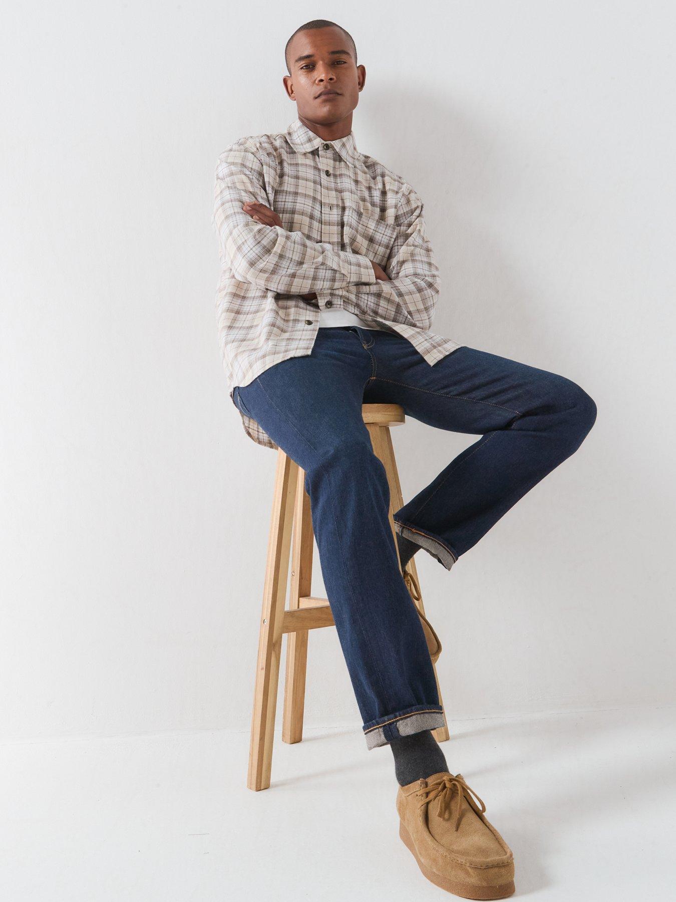 Image 6 of 6 of Levi's Men's 501 Original Straight Leg Jeans - Come Back Home Blue - Dark Blue