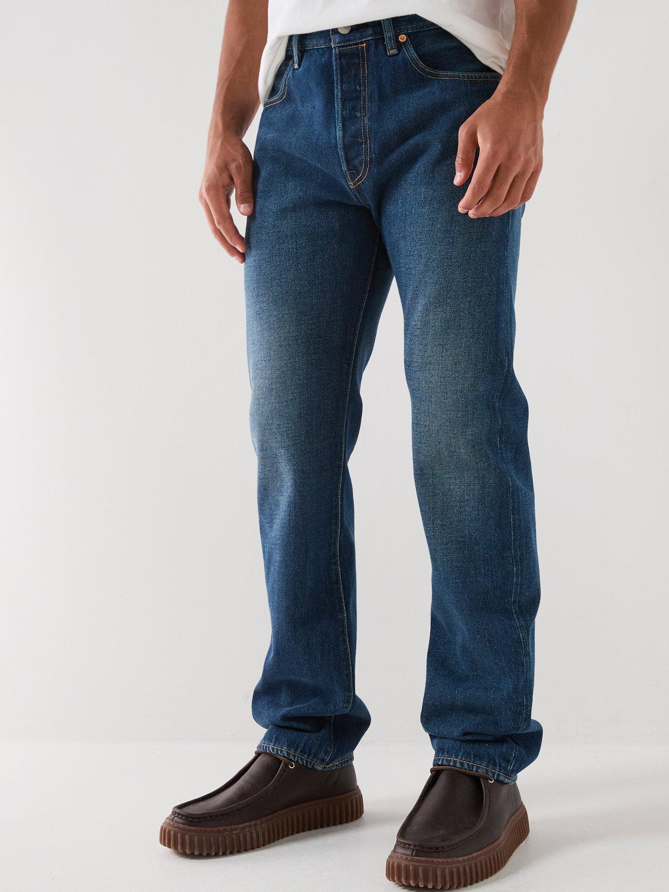 Levi's 501 Original Straight Fit Jeans - Terra Linda - Dark Blue