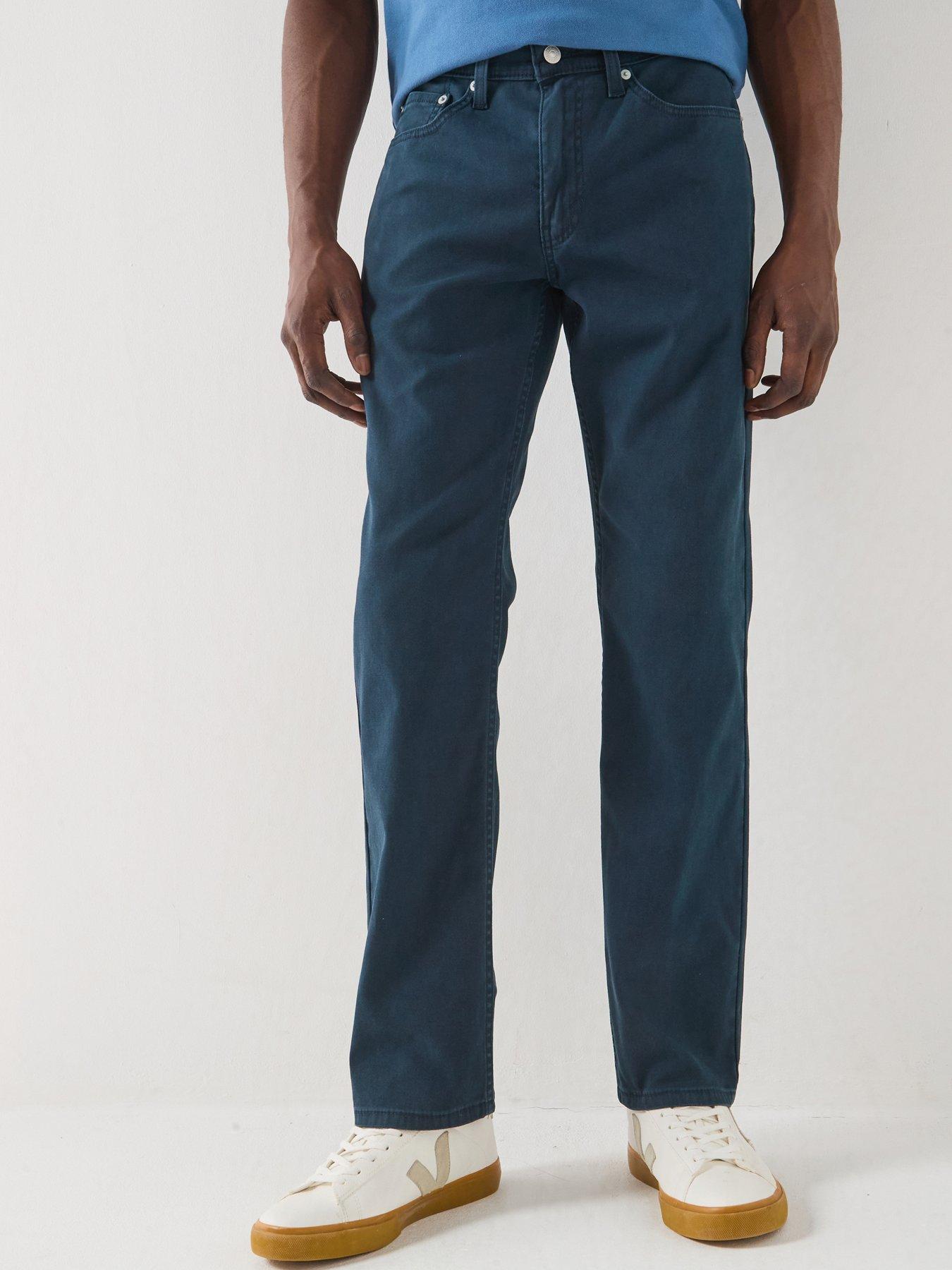 Image 1 of 5 of Levi's 514 Straight Trousers - Navy