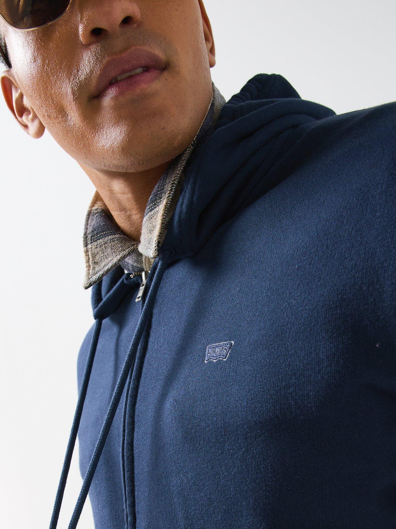 Image 4 of 6 of Levi's Original Zip-Up Hoodie - Blue