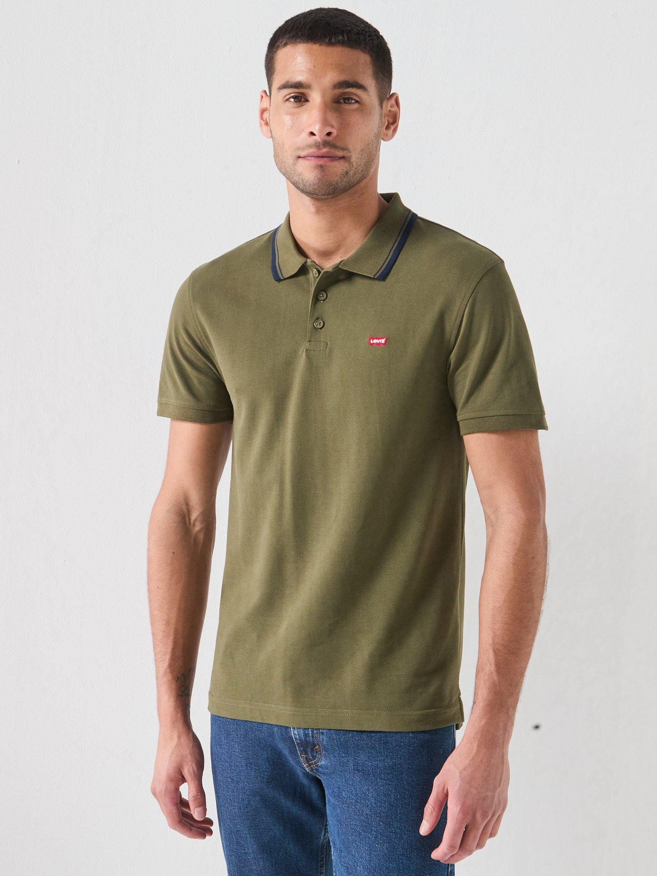 Levi's Levi's Tipped Housemark Short Sleeve Polo Shirt - Green