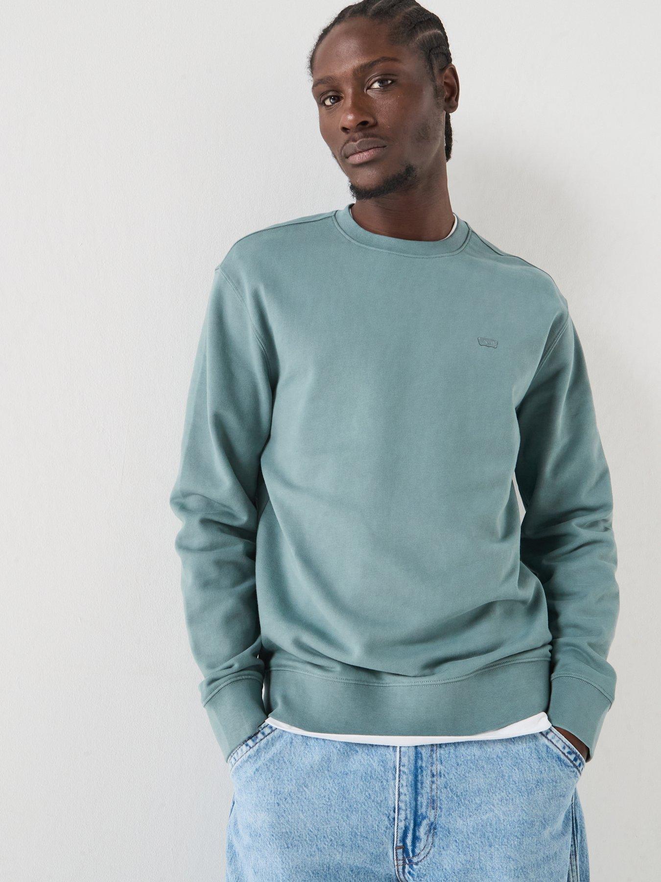 Image 1 of 6 of Levi's The Original Housemark Crew Sweatshirt - Green