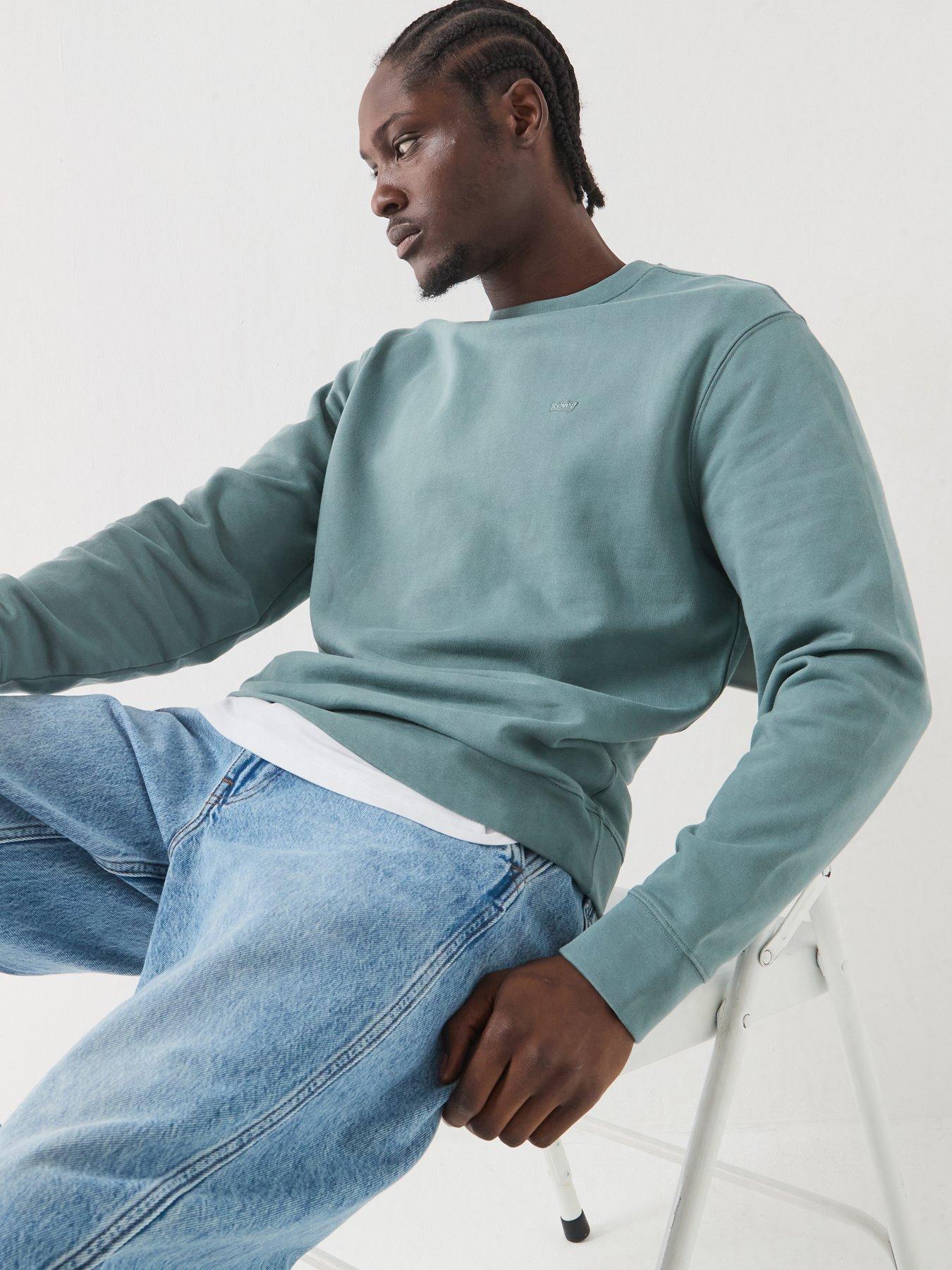 Image 6 of 6 of Levi's The Original Housemark Crew Sweatshirt - Green