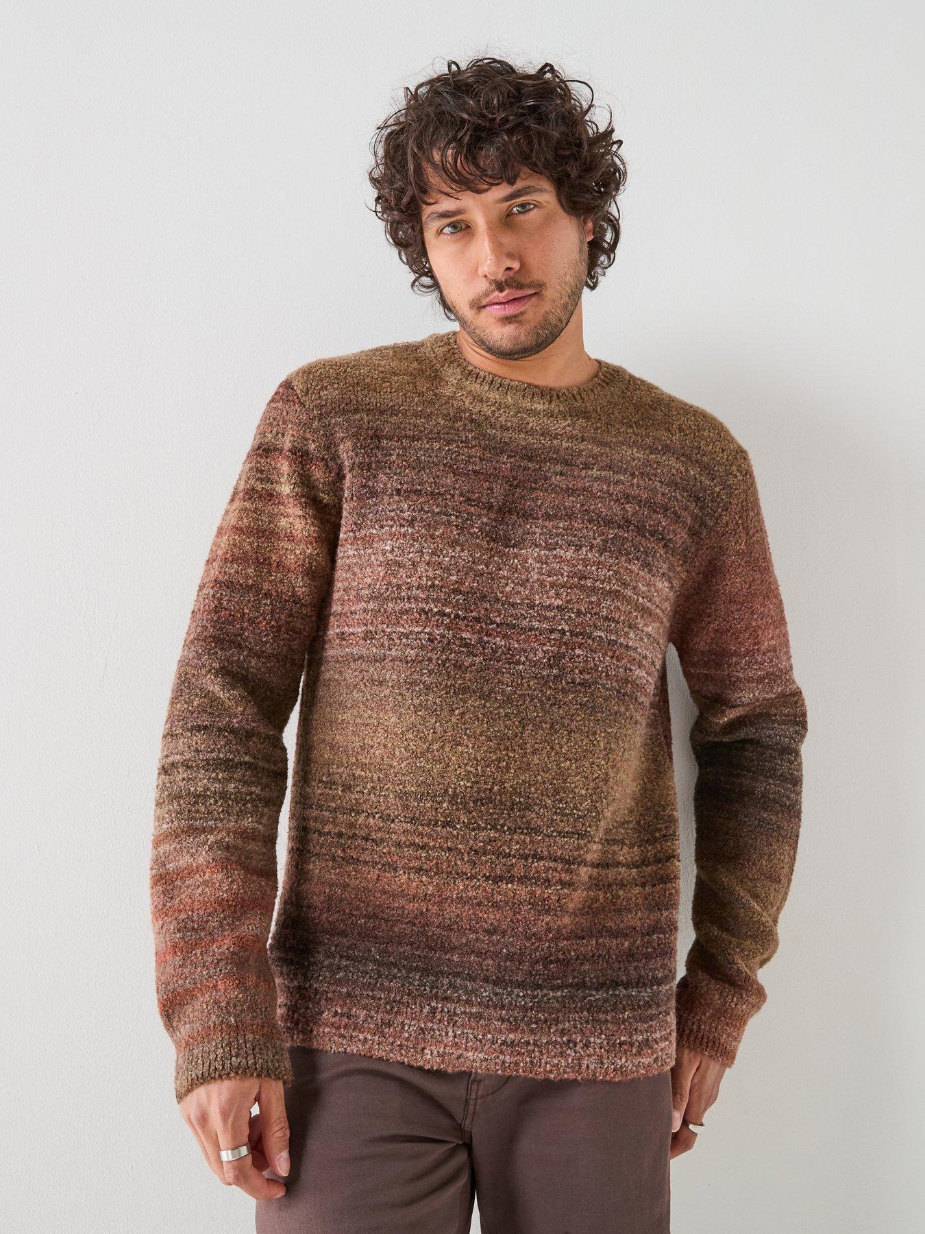 Image 1 of 6 of Levi's Levi's Presidio Stripe Knitted Jumper - Red