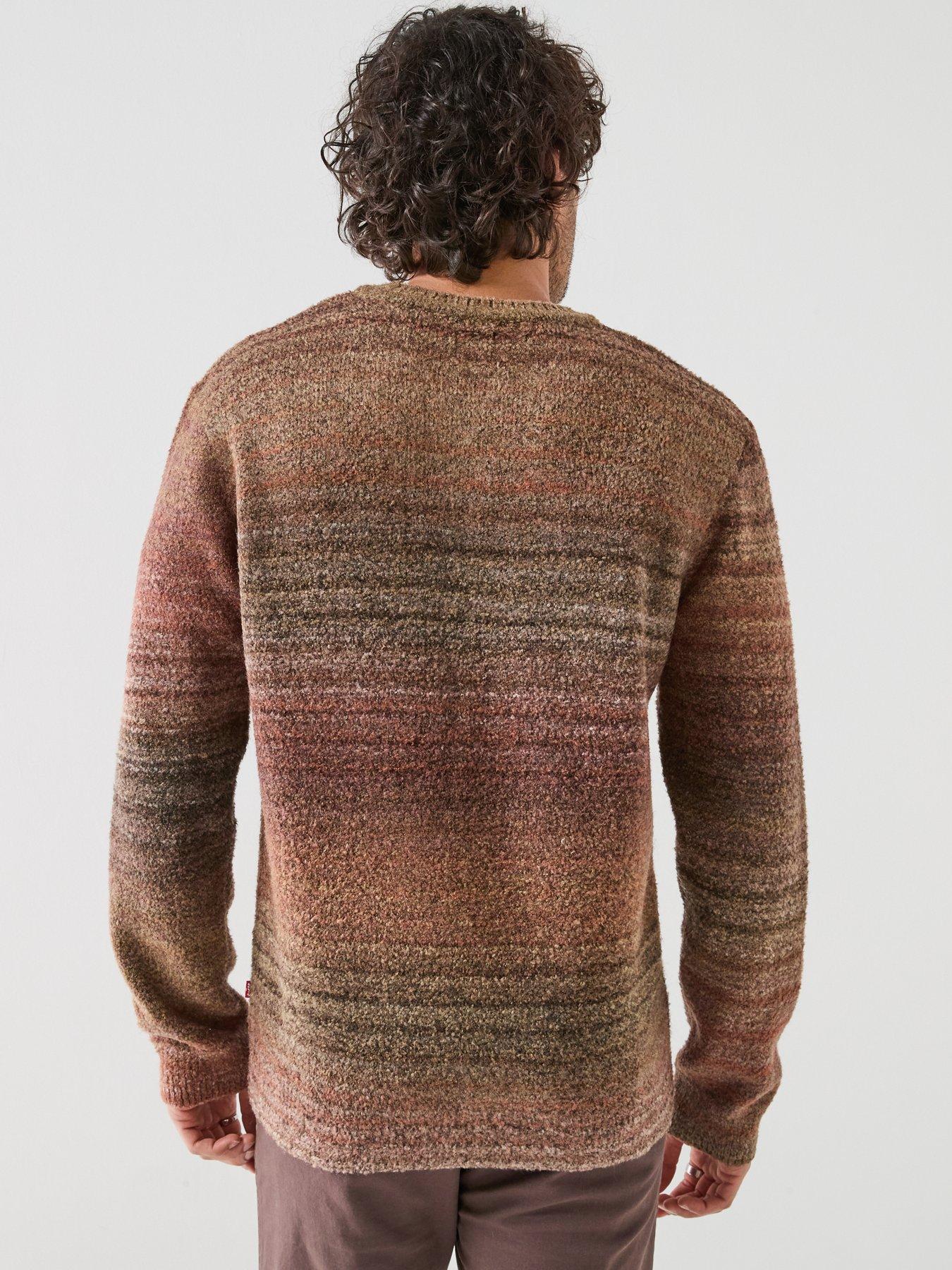 Image 2 of 6 of Levi's Levi's Presidio Stripe Knitted Jumper - Red