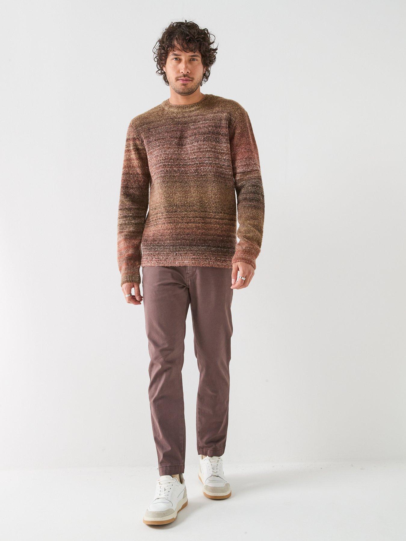 Image 3 of 6 of Levi's Levi's Presidio Stripe Knitted Jumper - Red