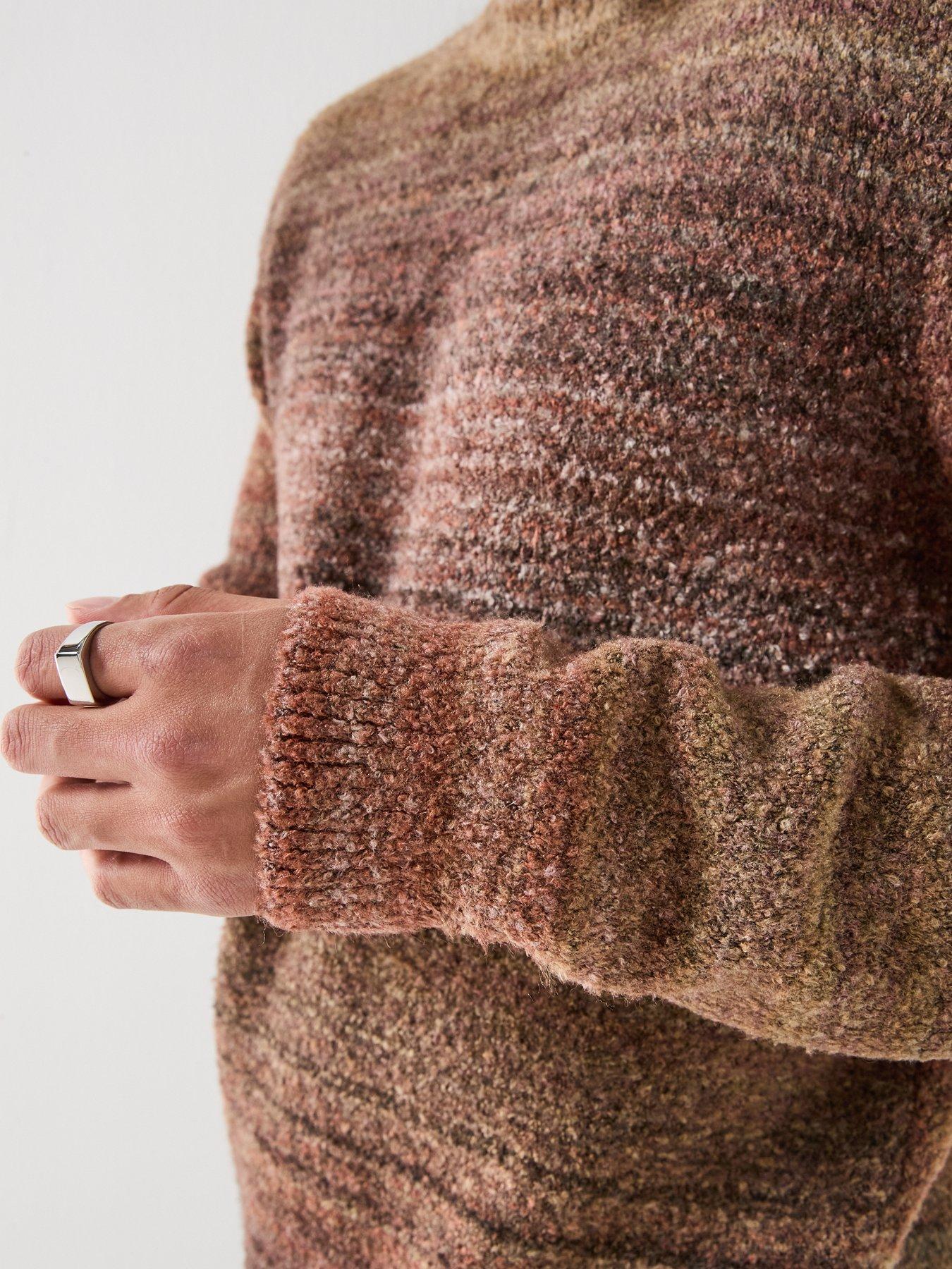 Image 4 of 6 of Levi's Levi's Presidio Stripe Knitted Jumper - Red