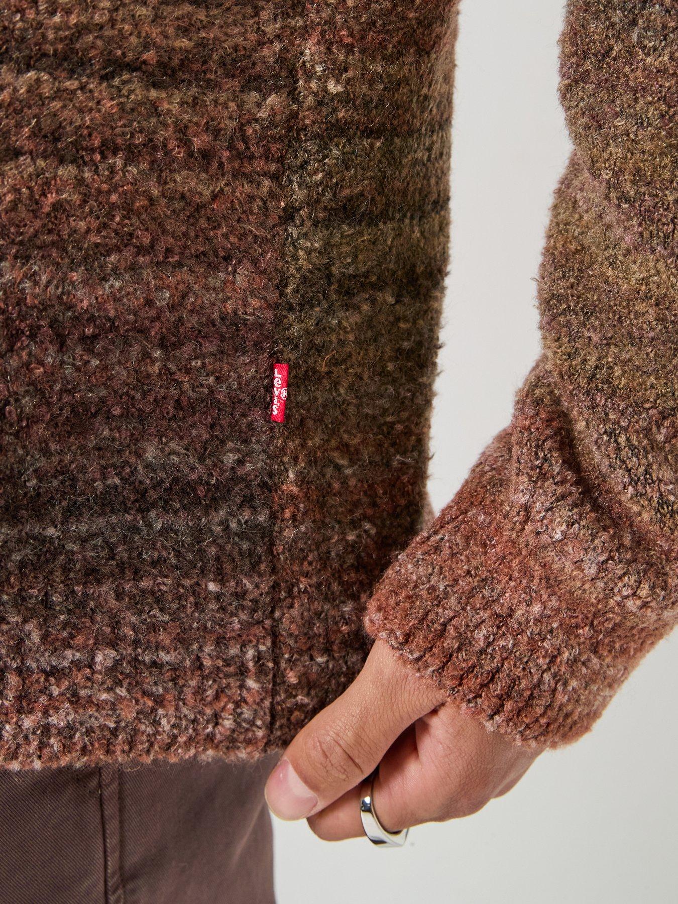 Image 5 of 6 of Levi's Levi's Presidio Stripe Knitted Jumper - Red