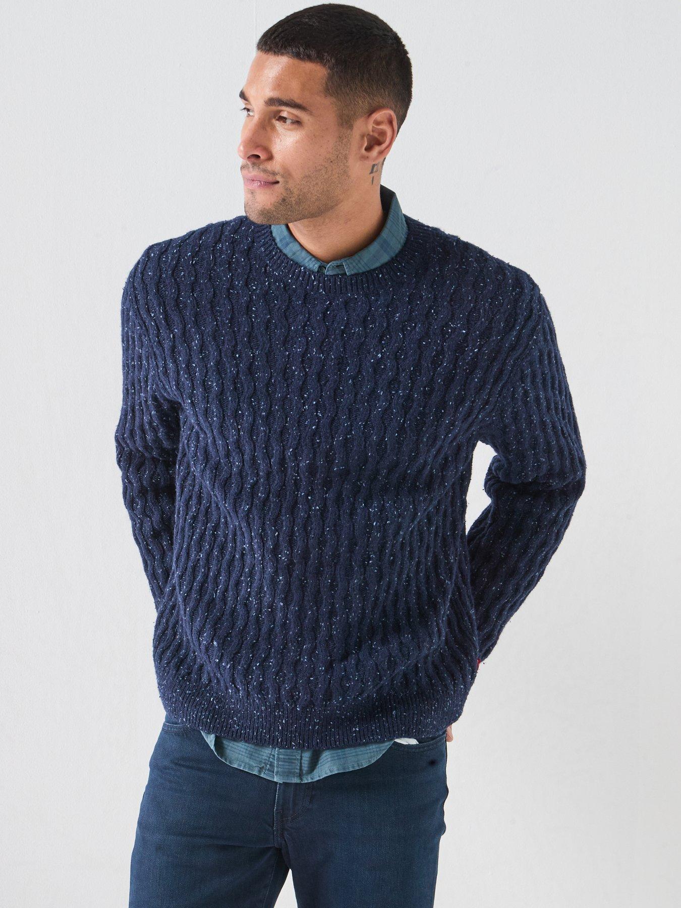 Levi's Levi's Presidio Cable Knitted Jumper - Navy