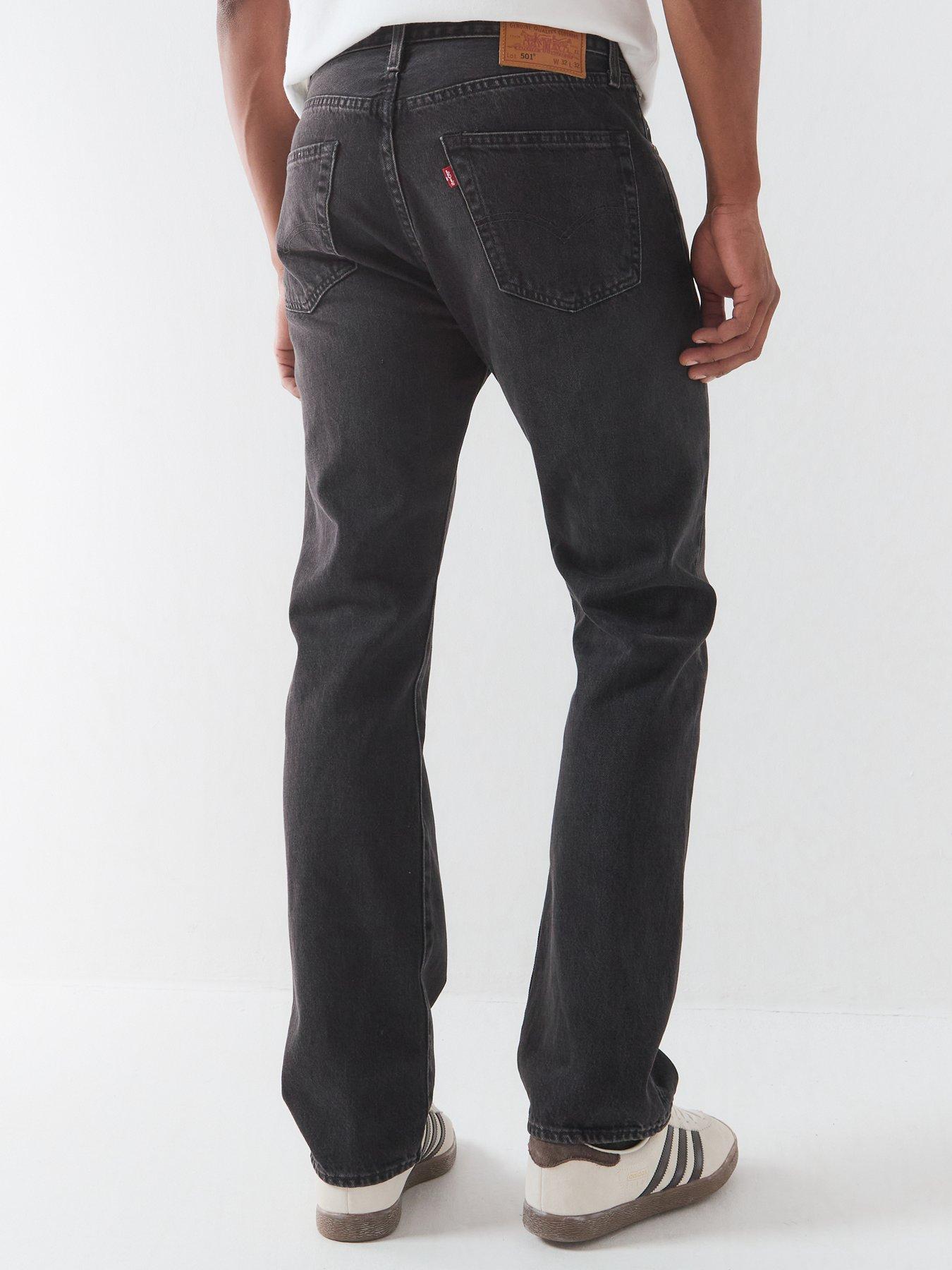 Image 2 of 5 of Levi's 501 Original Straight Jeans - Tainted Day Washed Black - Dark Grey