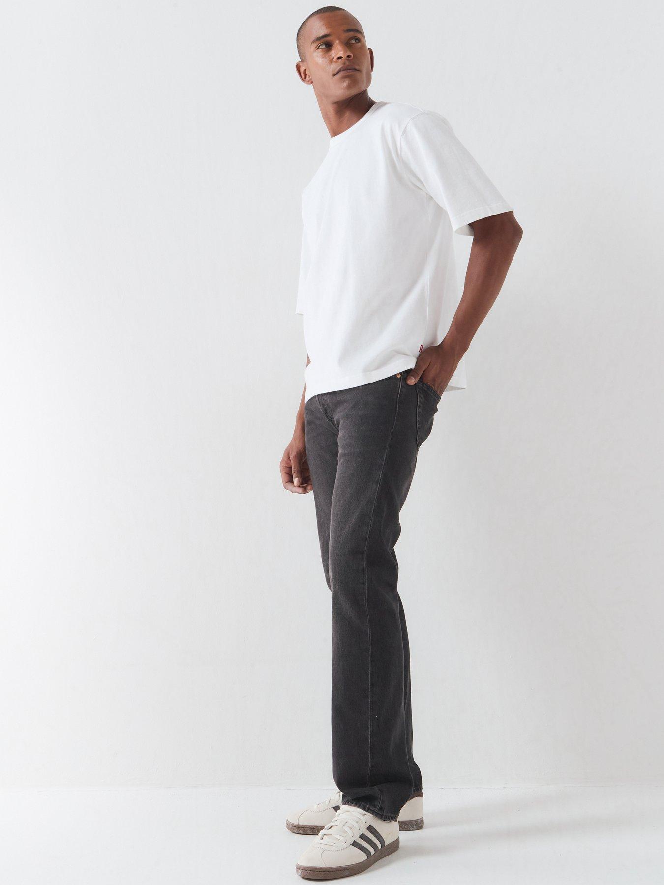 Image 5 of 5 of Levi's 501 Original Straight Jeans - Tainted Day Washed Black - Dark Grey