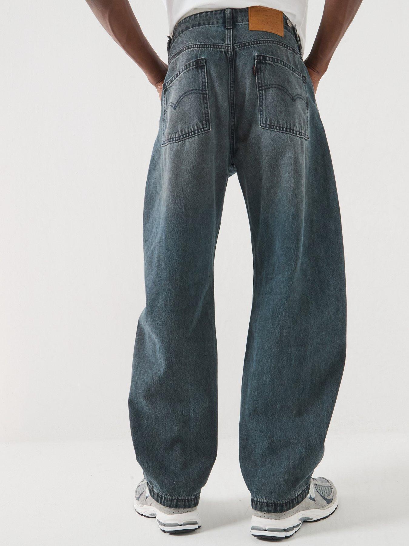 Image 2 of 6 of Levi's Levi's Baggy Barrel Fit Jeans - Setting The Pace - Dark Blue