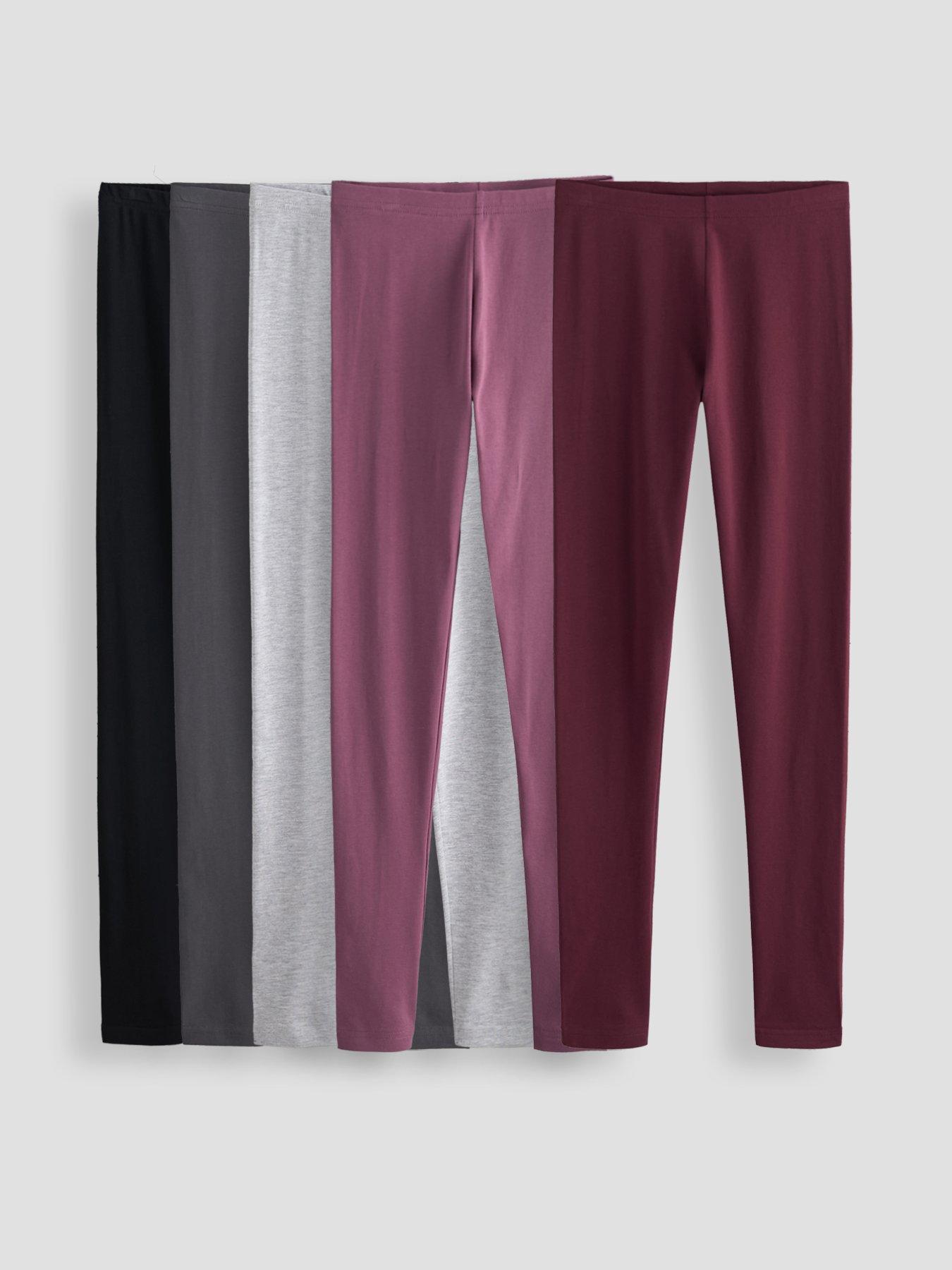 The Very Collection Girls 5 Pack Basic Leggings