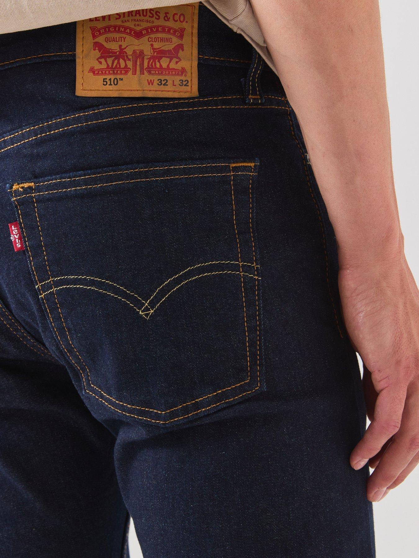 Image 4 of 4 of Levi's 510 Skinny Jeans - Dark Hollow Dark Wash