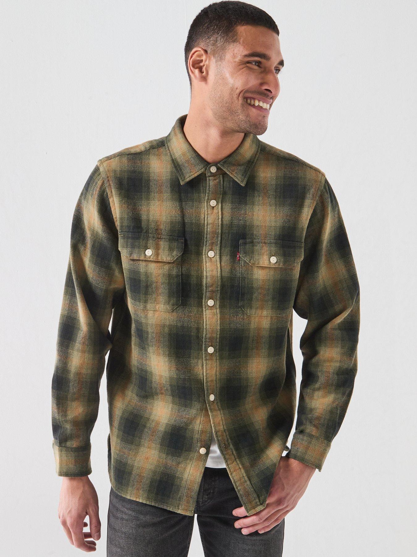 Levi's Levi's Jackson Worker Check Flannel Brushed Shirt - Multi