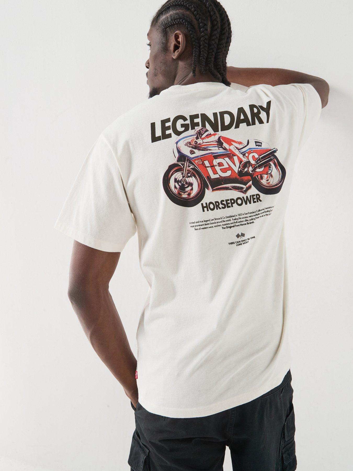 Levi's Vintage Fit Motorsport Back Graphic T-Shirt - White