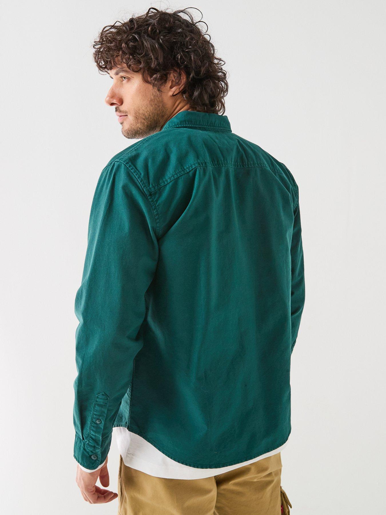Image 2 of 6 of Levi's Levi's Authentic Button Down Long Sleeve Shirt - Green