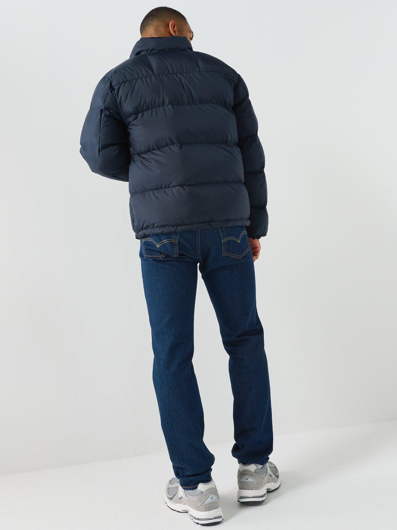 Image 2 of 6 of Levi's Men's Piedmont Short Padded Puffer Jacket - Navy
