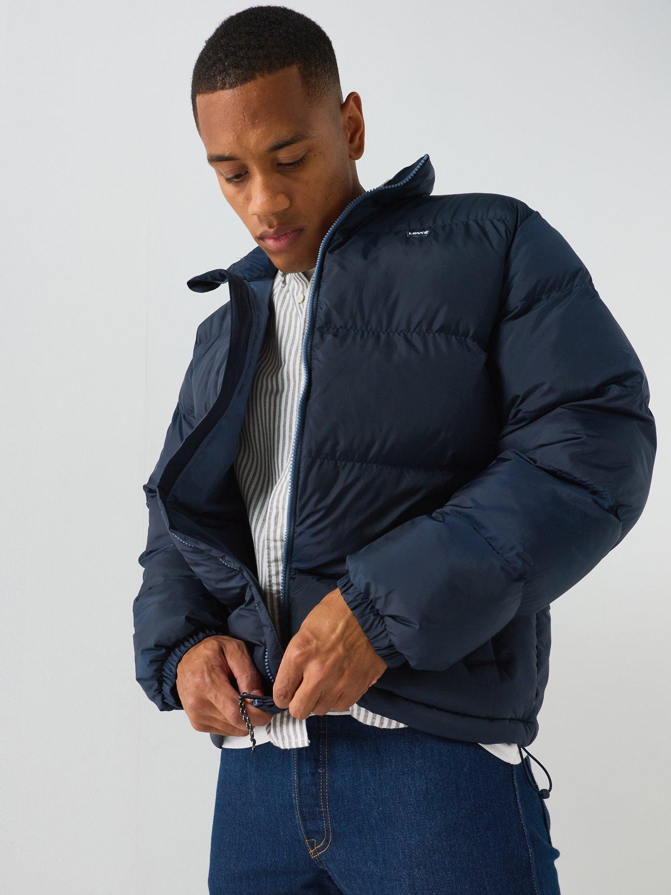 Image 5 of 6 of Levi's Men's Piedmont Short Padded Puffer Jacket - Navy