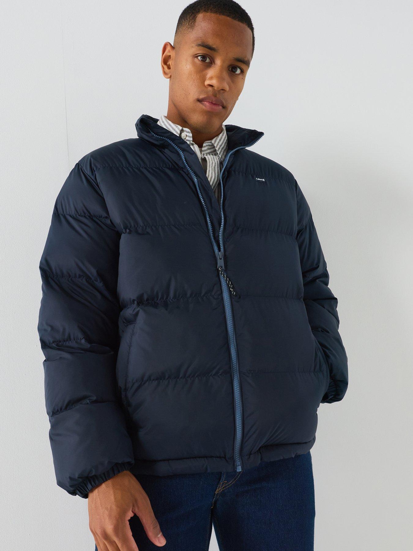 Image 6 of 6 of Levi's Men's Piedmont Short Padded Puffer Jacket - Navy