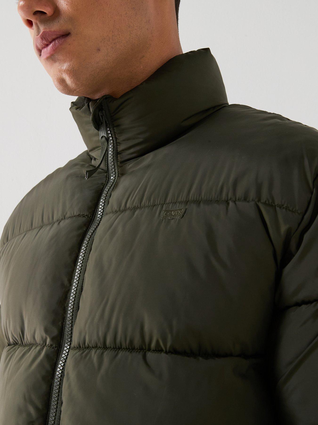 Image 4 of 6 of Levi's Men's Piedmont Short Insulated Puffer Jacket - Green