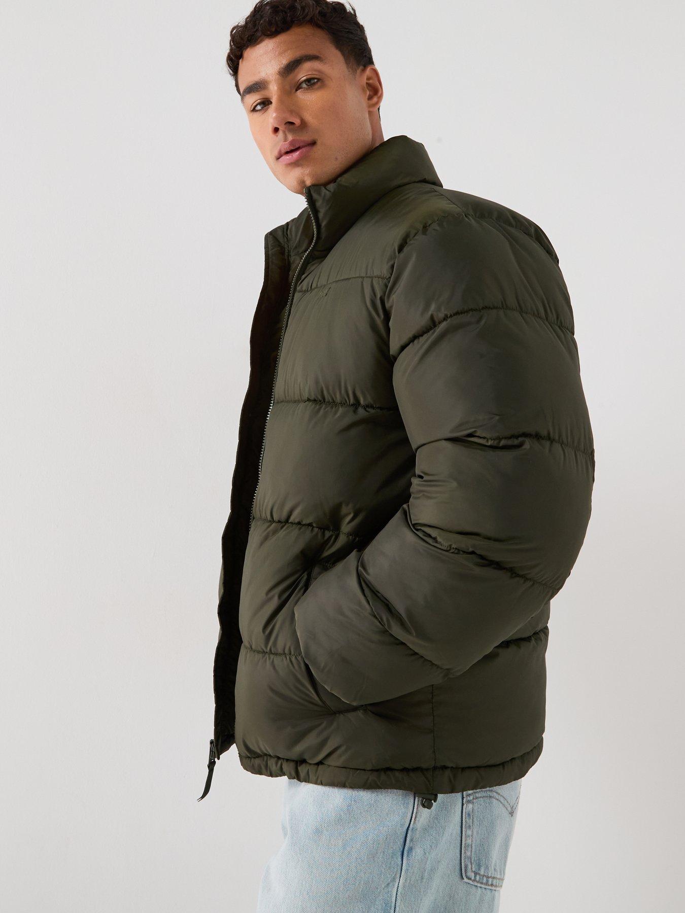Image 5 of 6 of Levi's Men's Piedmont Short Insulated Puffer Jacket - Green