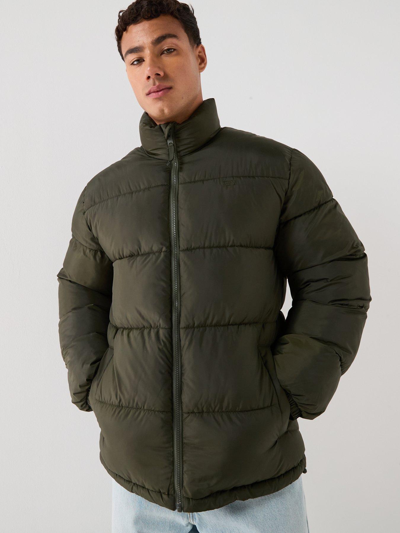 Image 6 of 6 of Levi's Men's Piedmont Short Insulated Puffer Jacket - Green